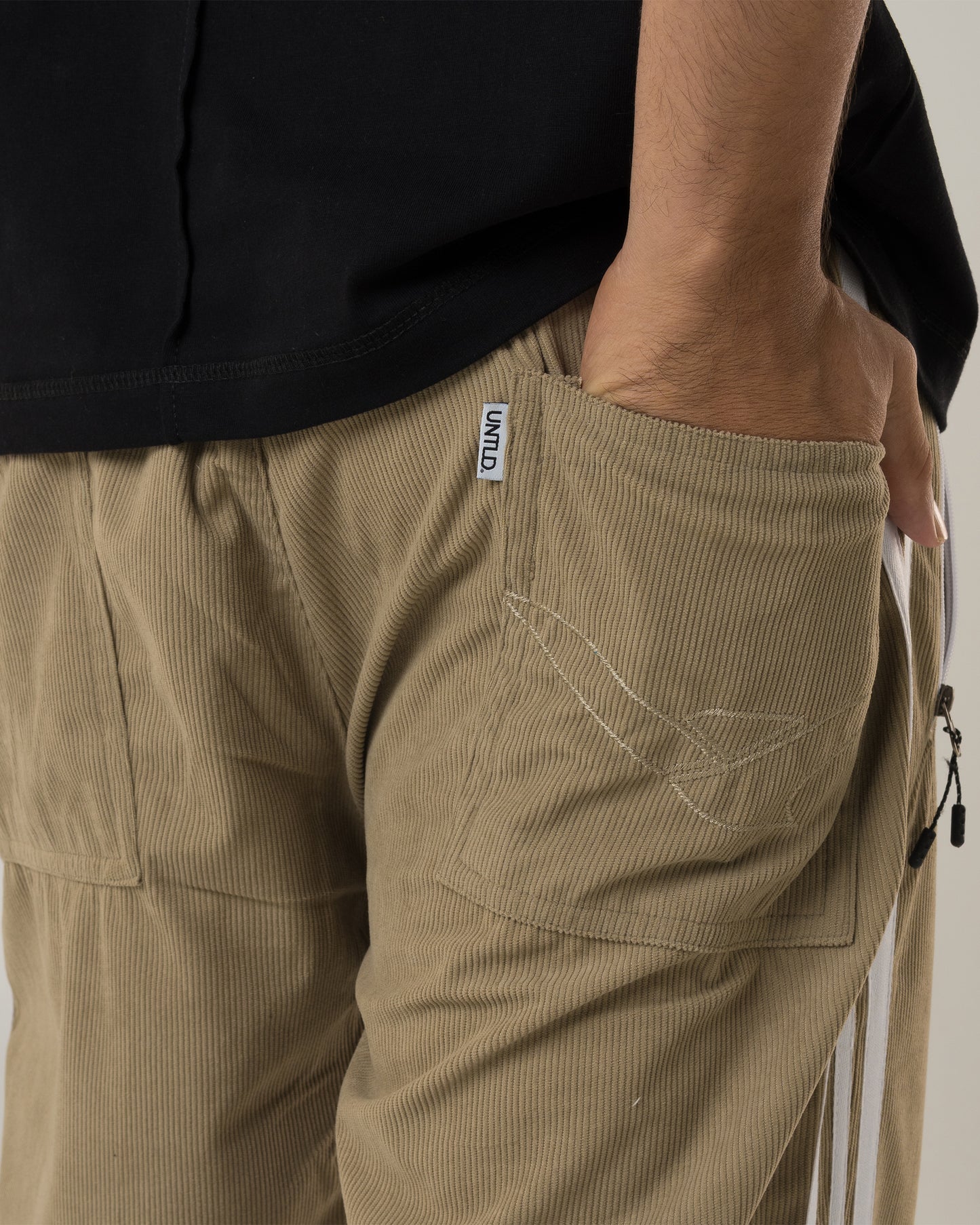 Athletic Corduroy Pants (Beige)