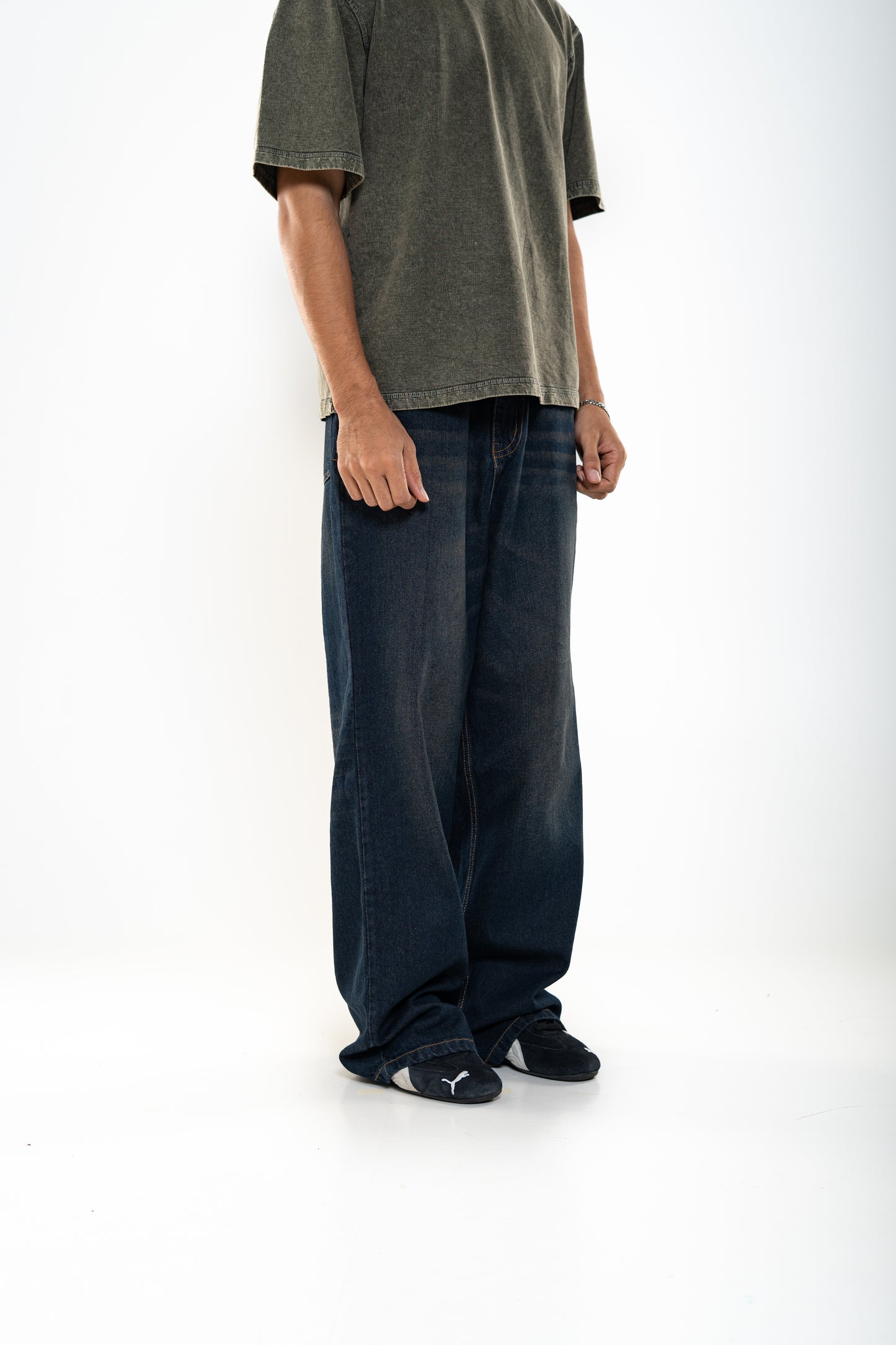 Baggy Fit Denim (Midnight Blue)