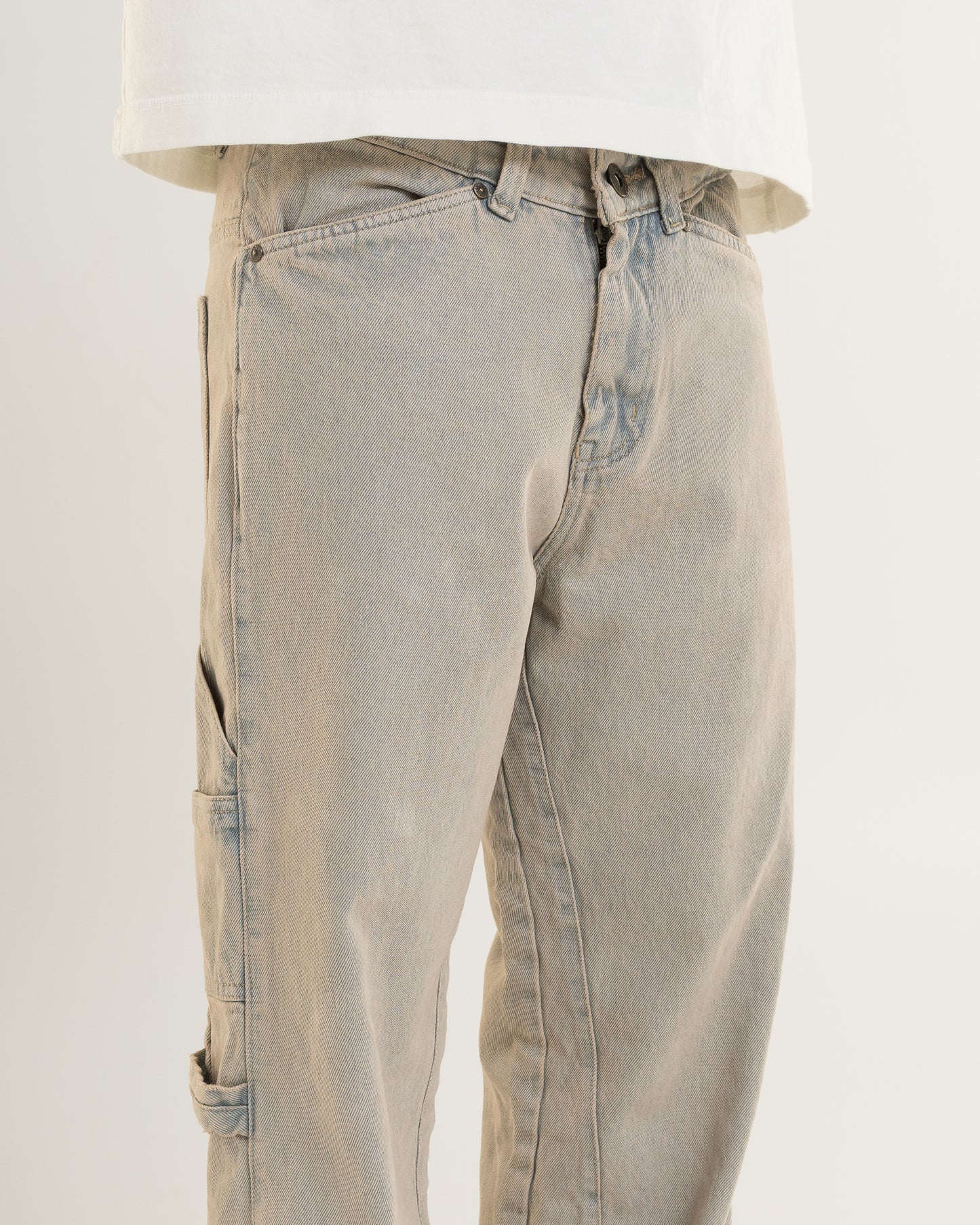 Flared Denim (Faded Blue)