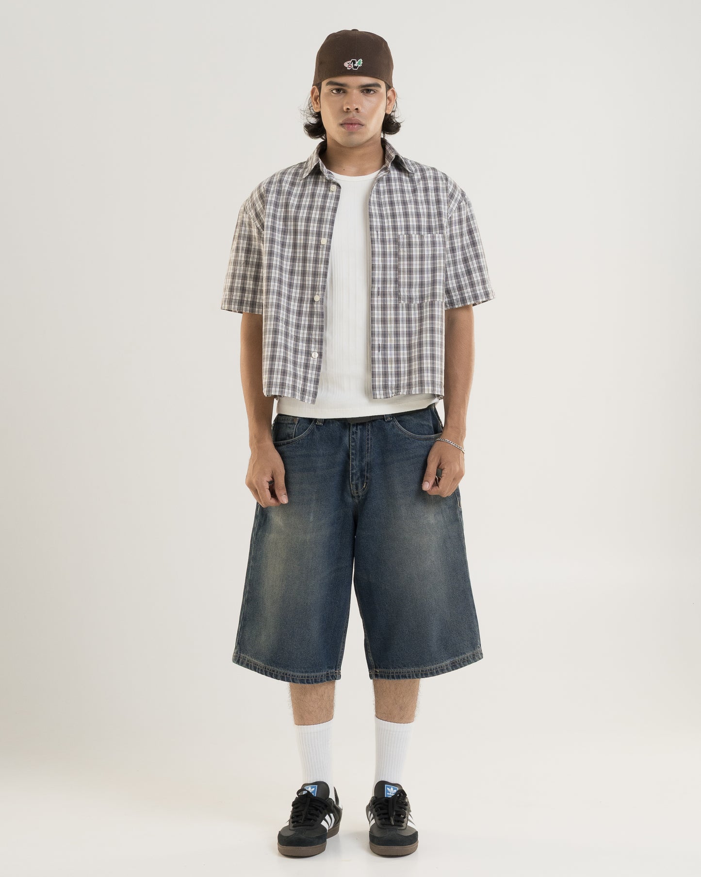 Deep Blue Jorts