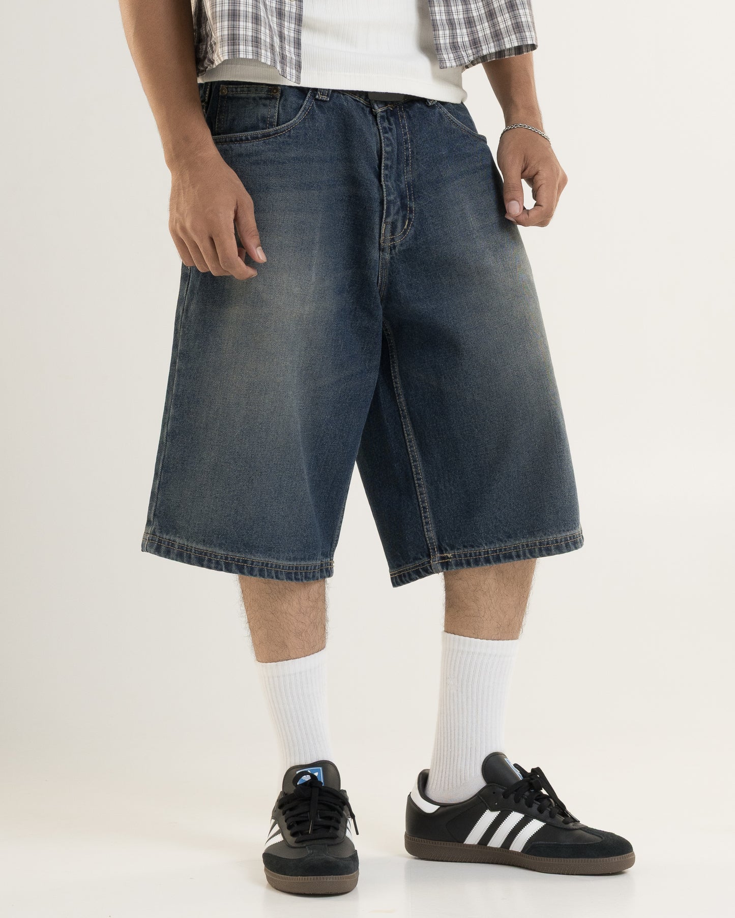 Deep Blue Jorts