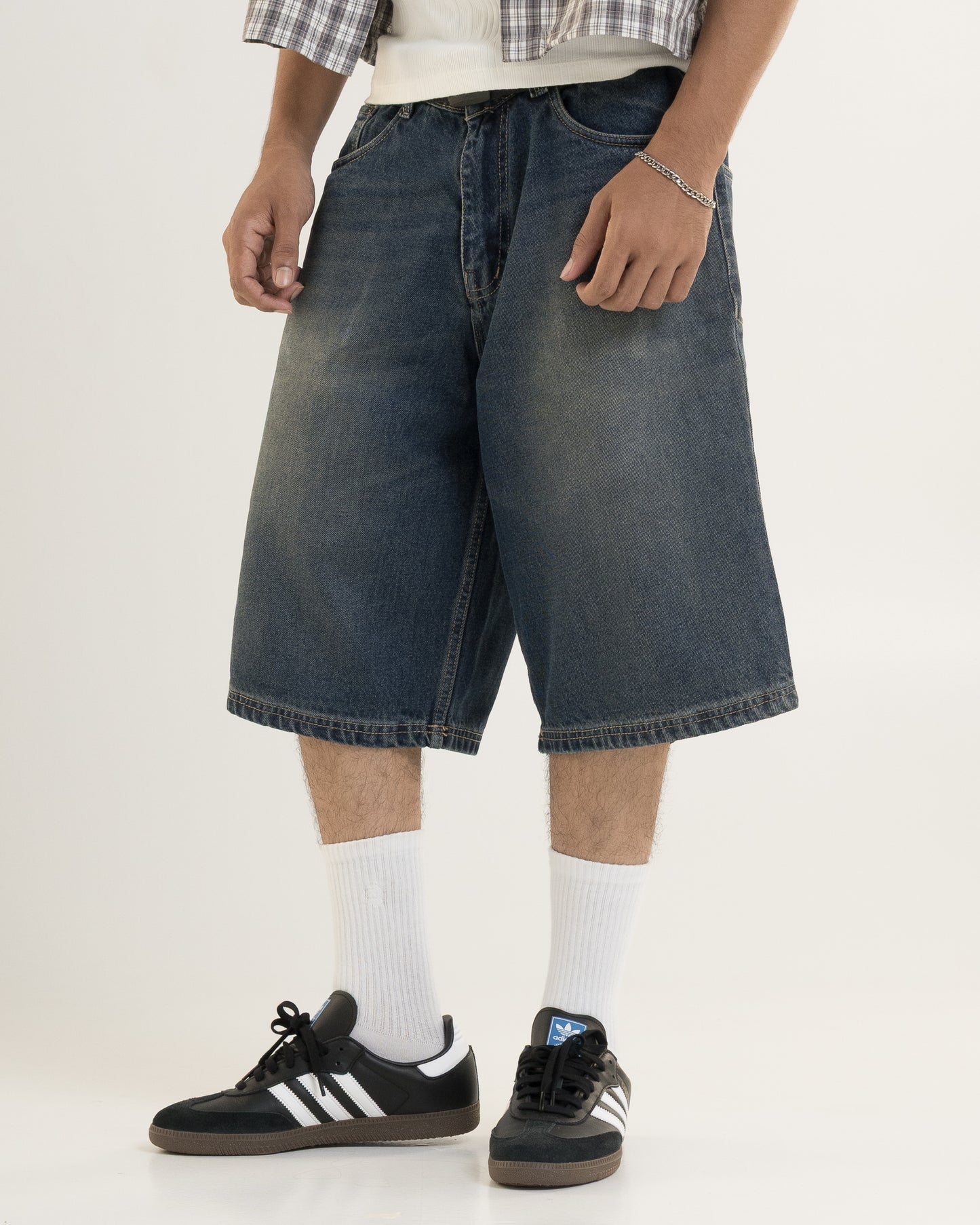 Deep Blue Jorts