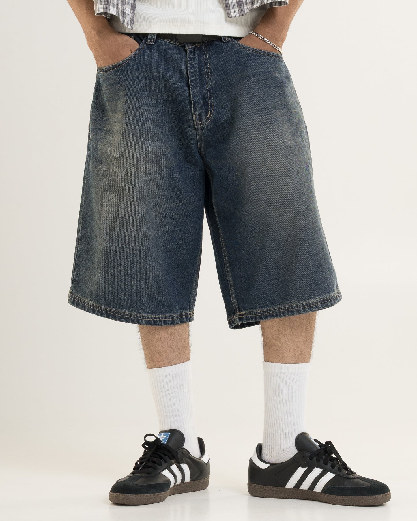 Deep Blue Jorts
