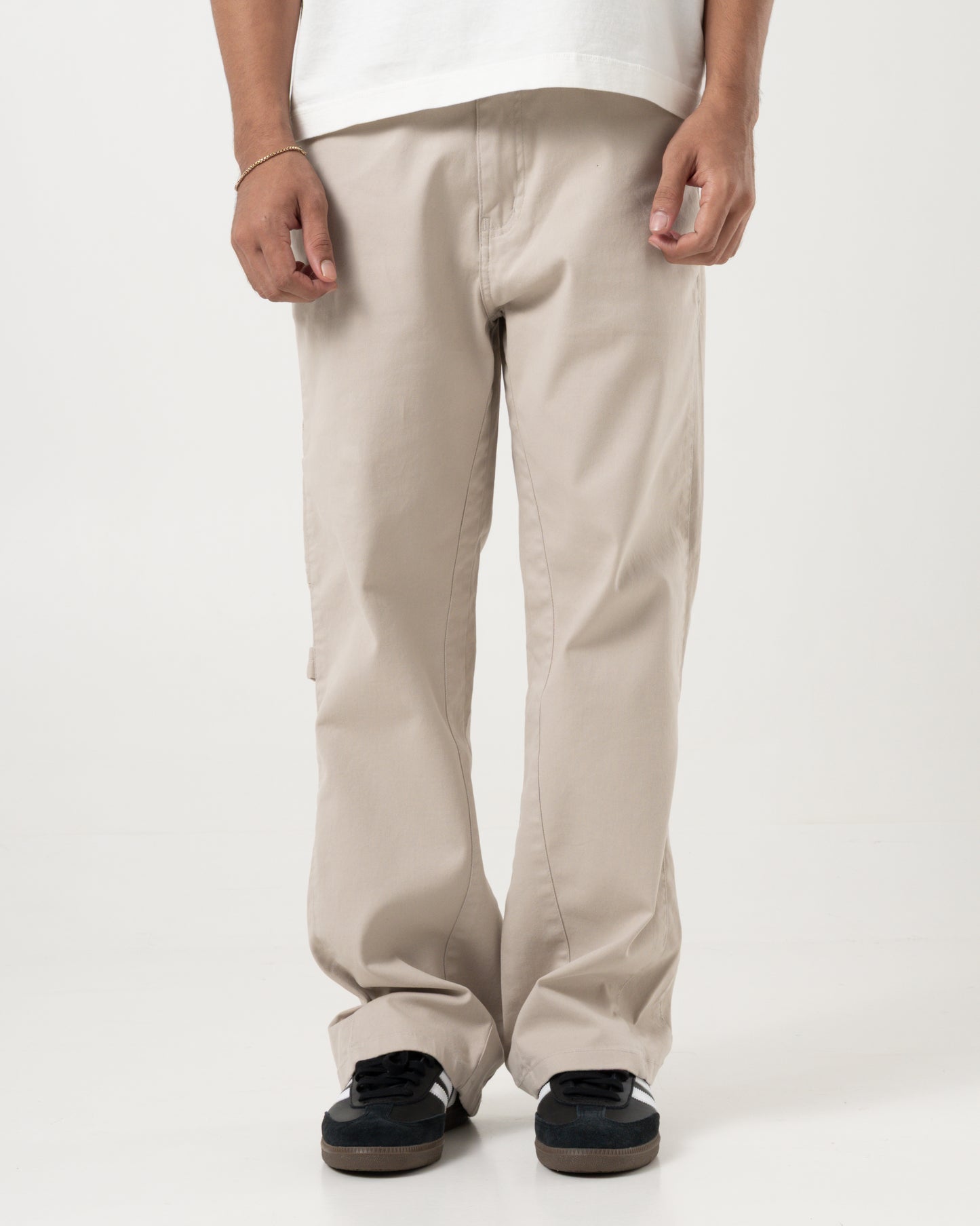Flared Trouser (Fawn)