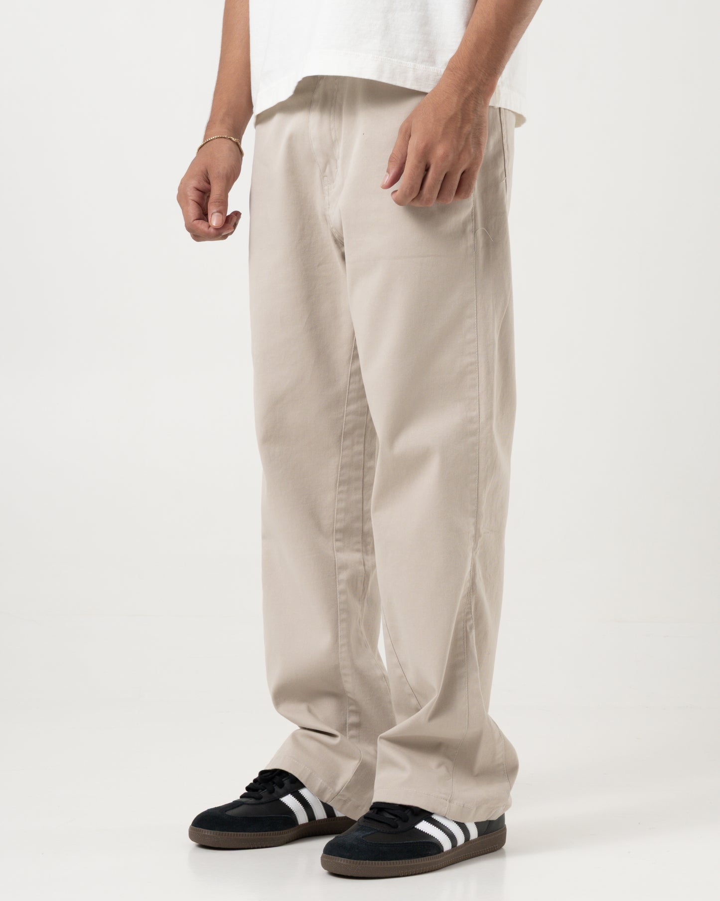 Flared Trouser (Fawn)