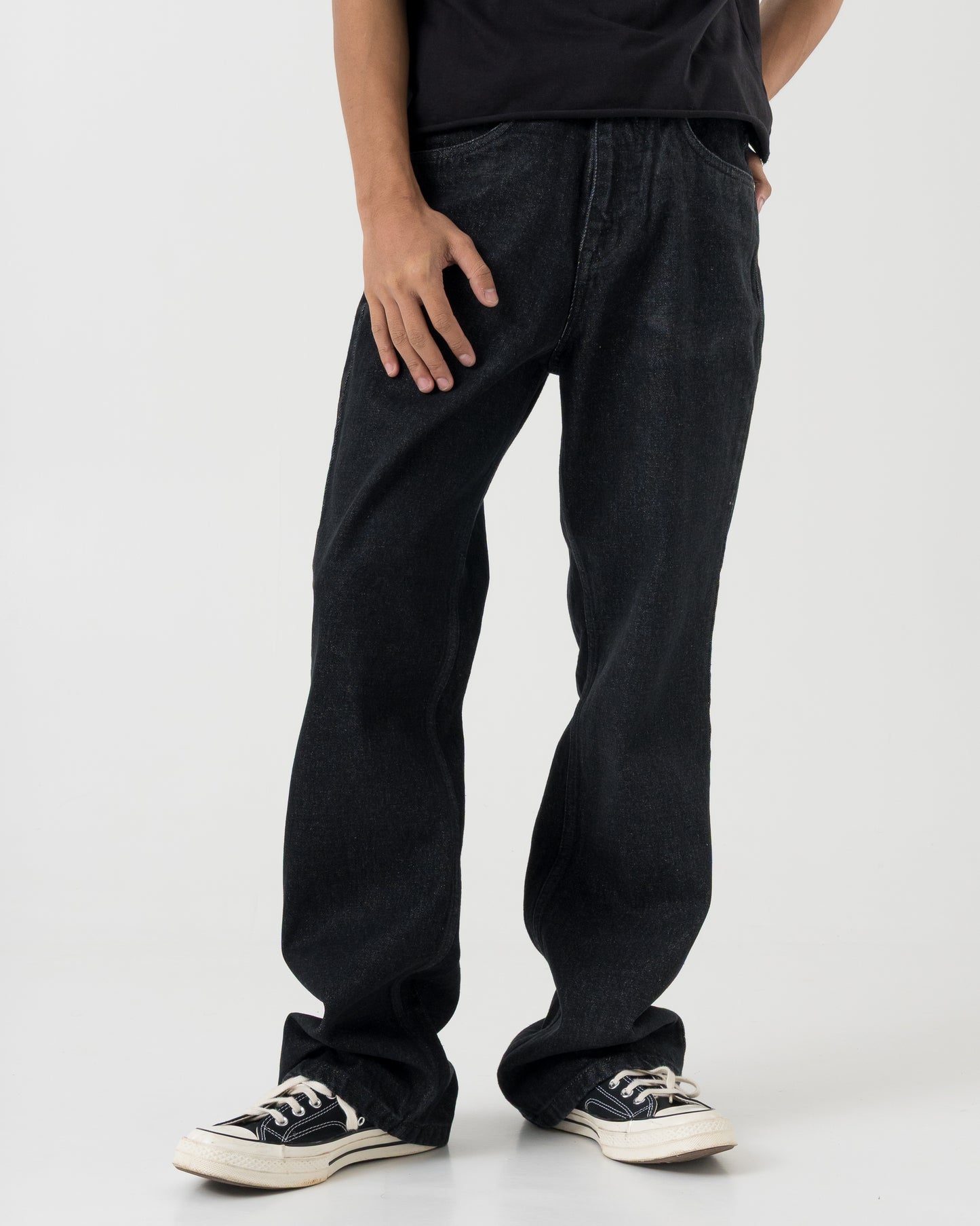 Vintage Bootcut Denim (Basic Black)