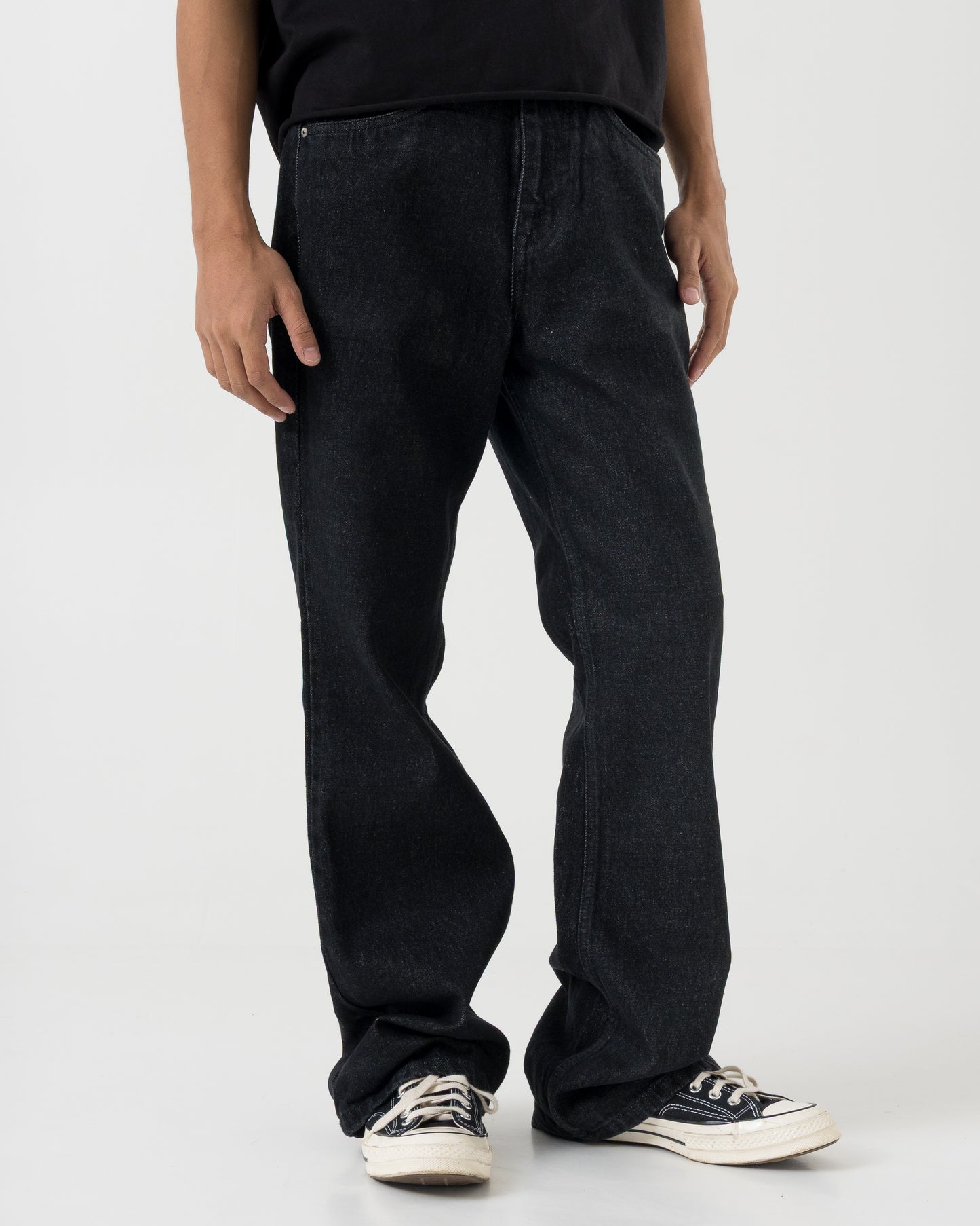 Vintage Bootcut Denim (Basic Black)