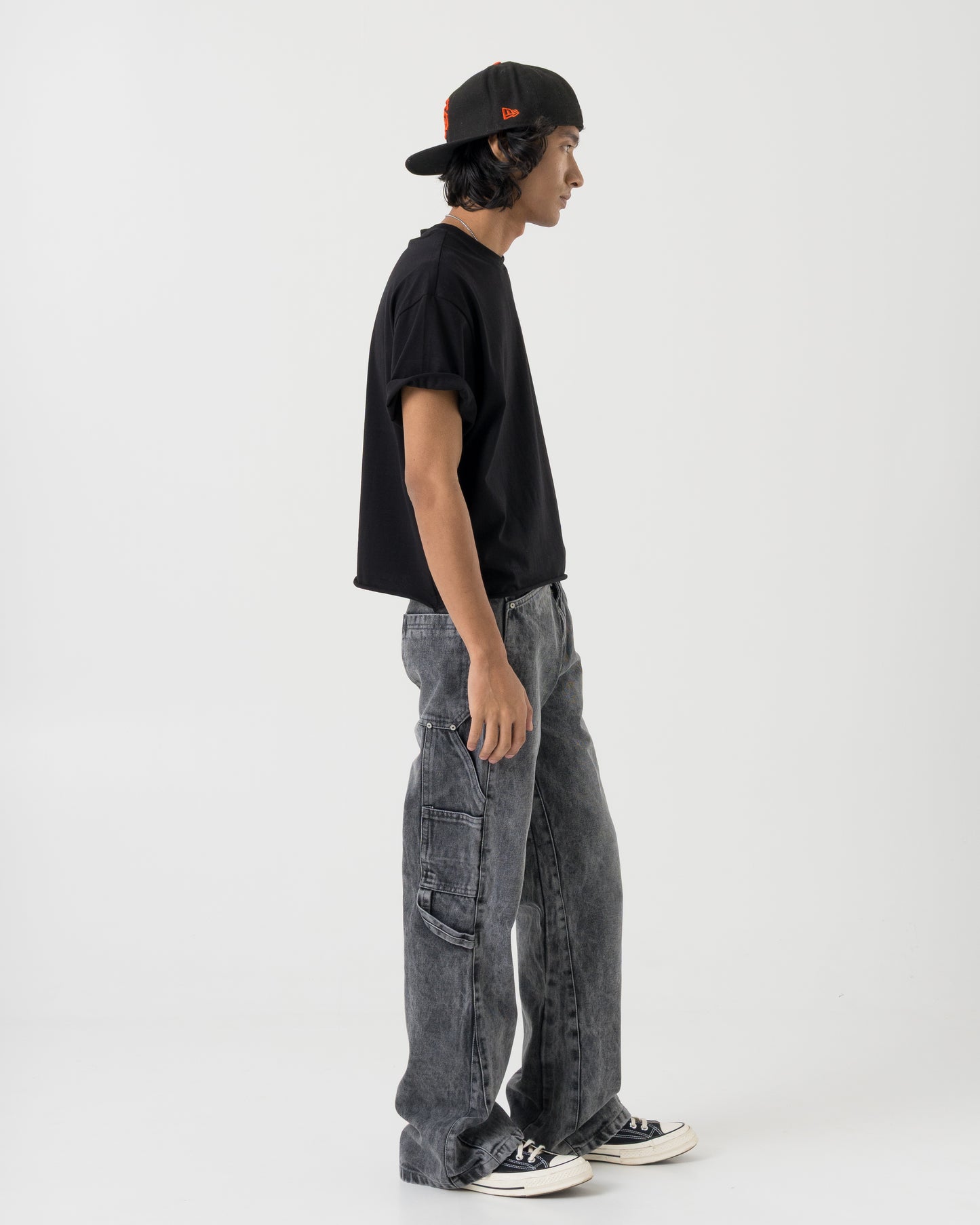 Flared Denim (Brand Grey)