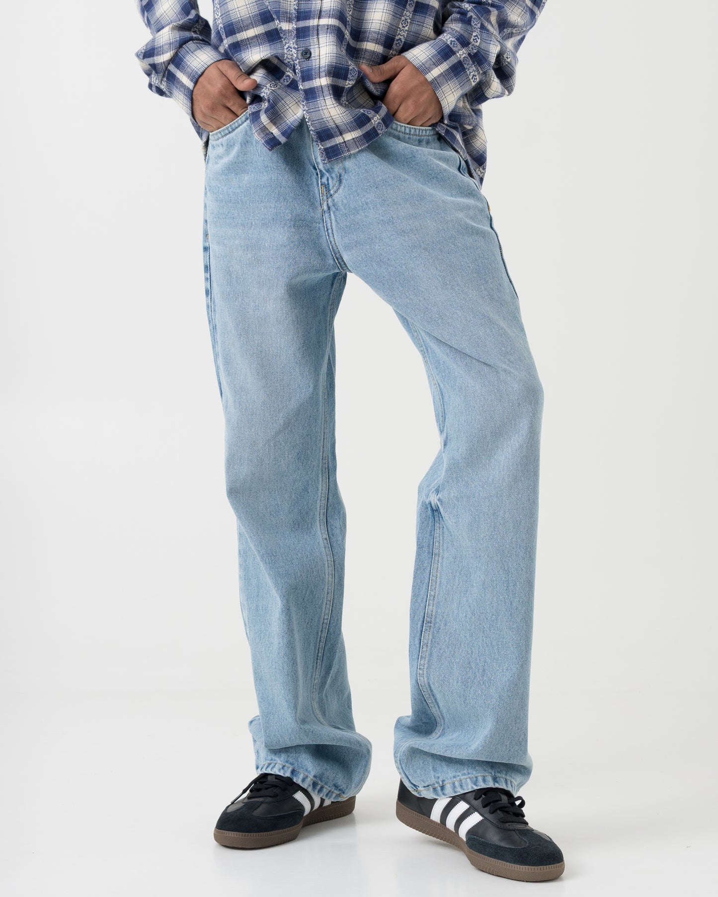Vintage Bootcut Denim (Light Blue)