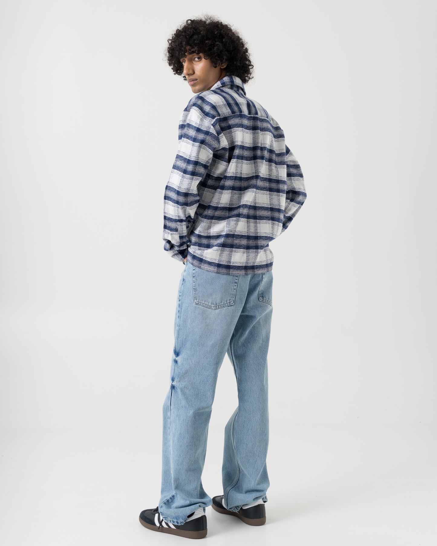 Flannel Shirt (Blue)