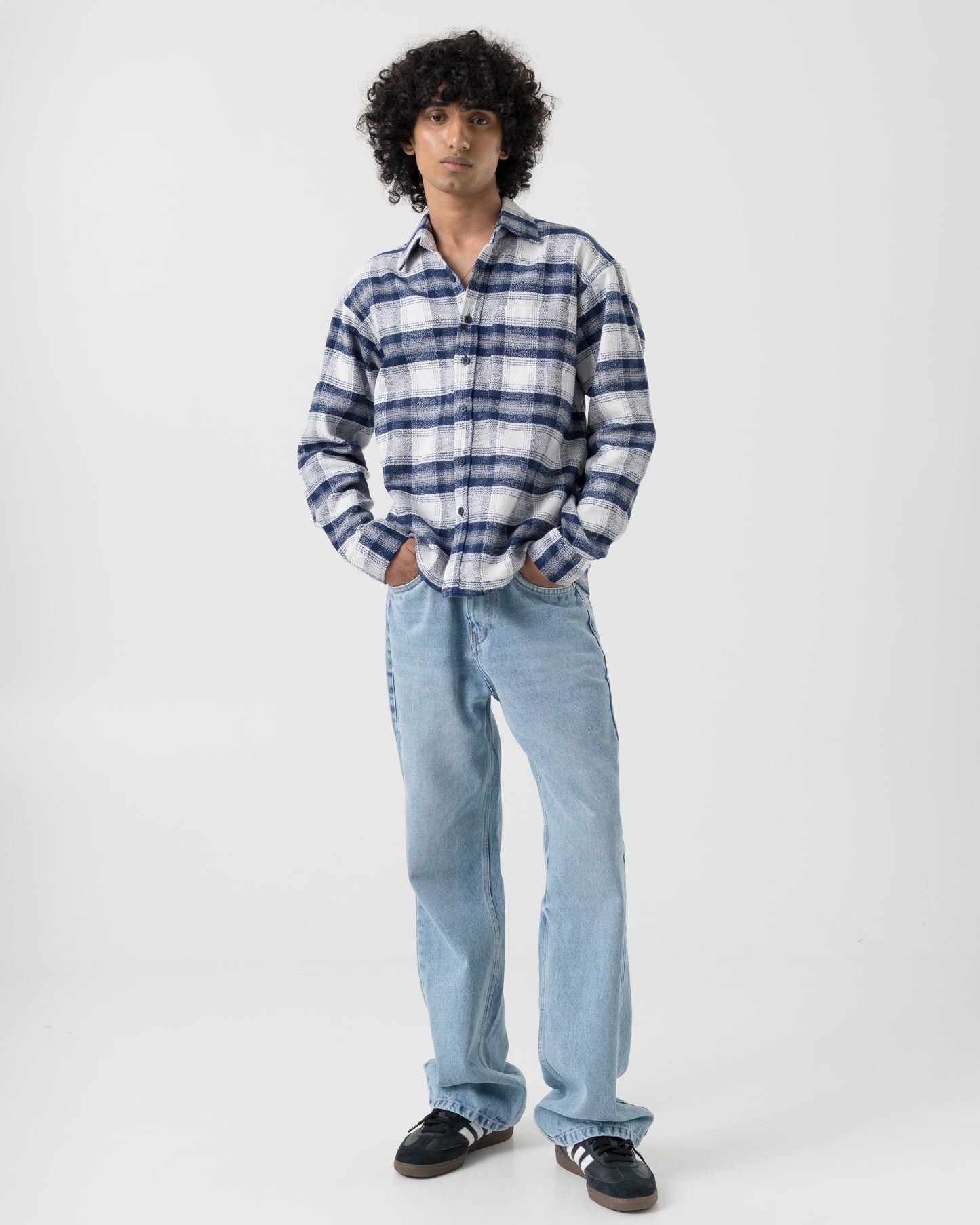 Flannel Shirt (Blue)
