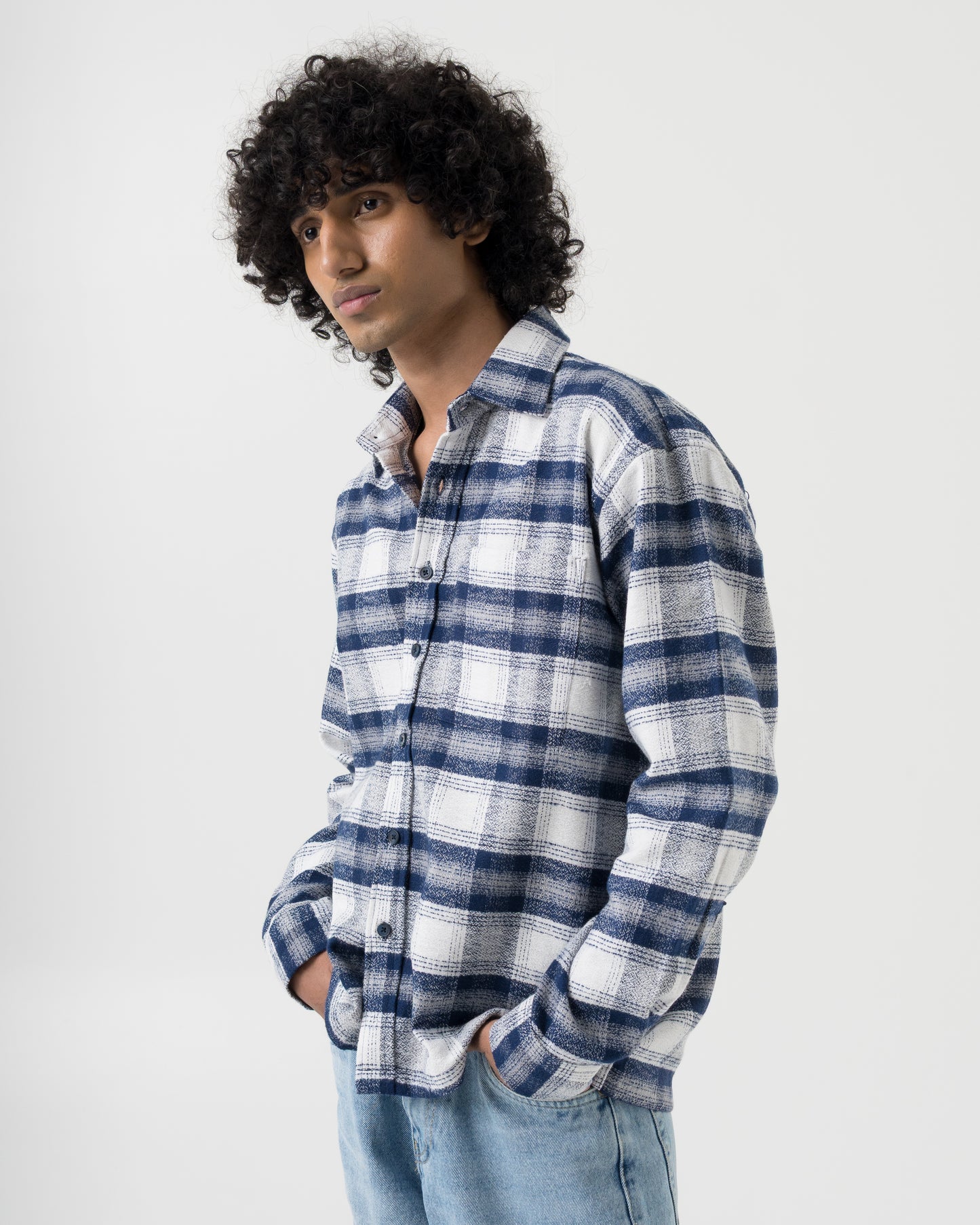 Flannel Shirt (Blue)
