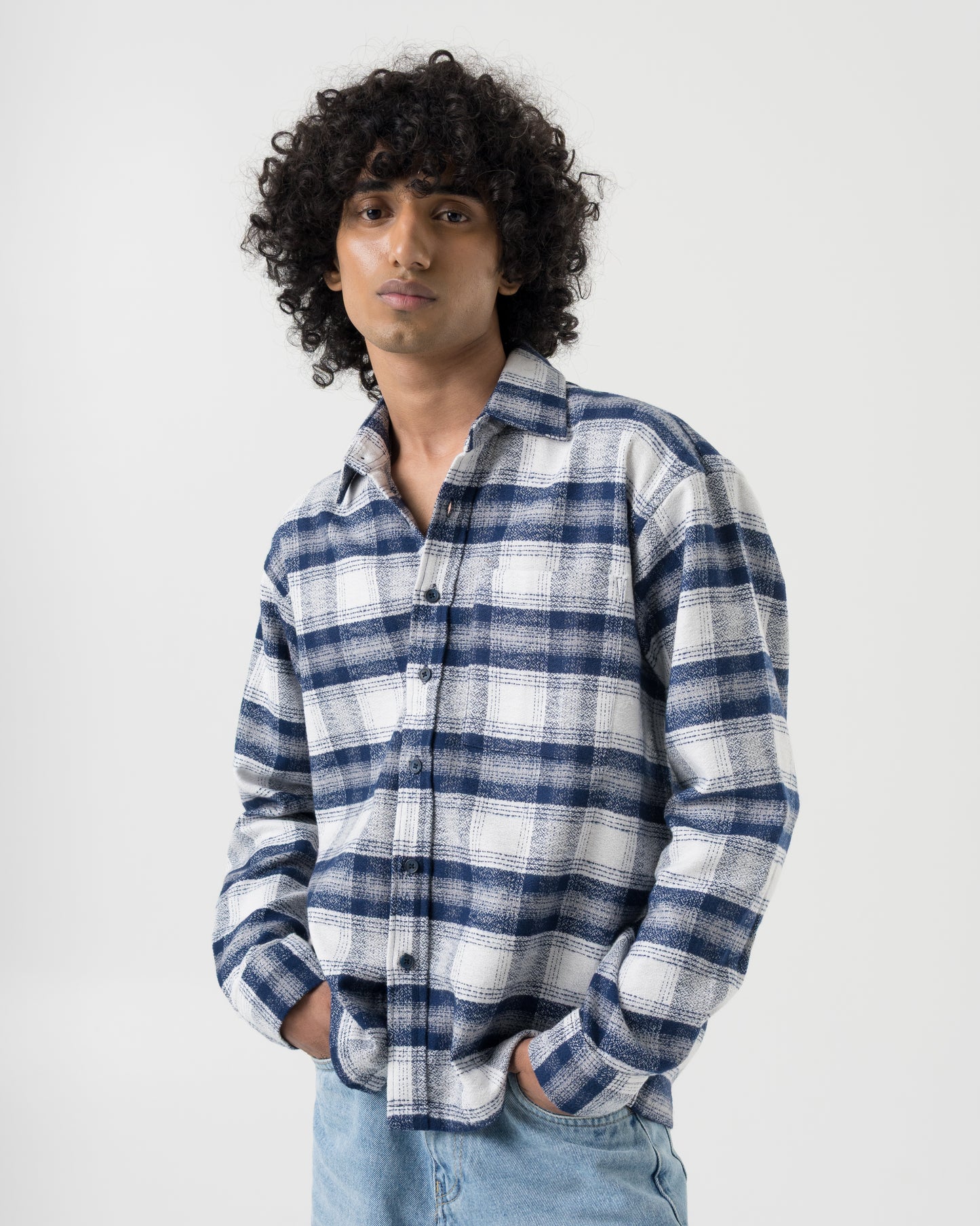 Flannel Shirt (Blue)