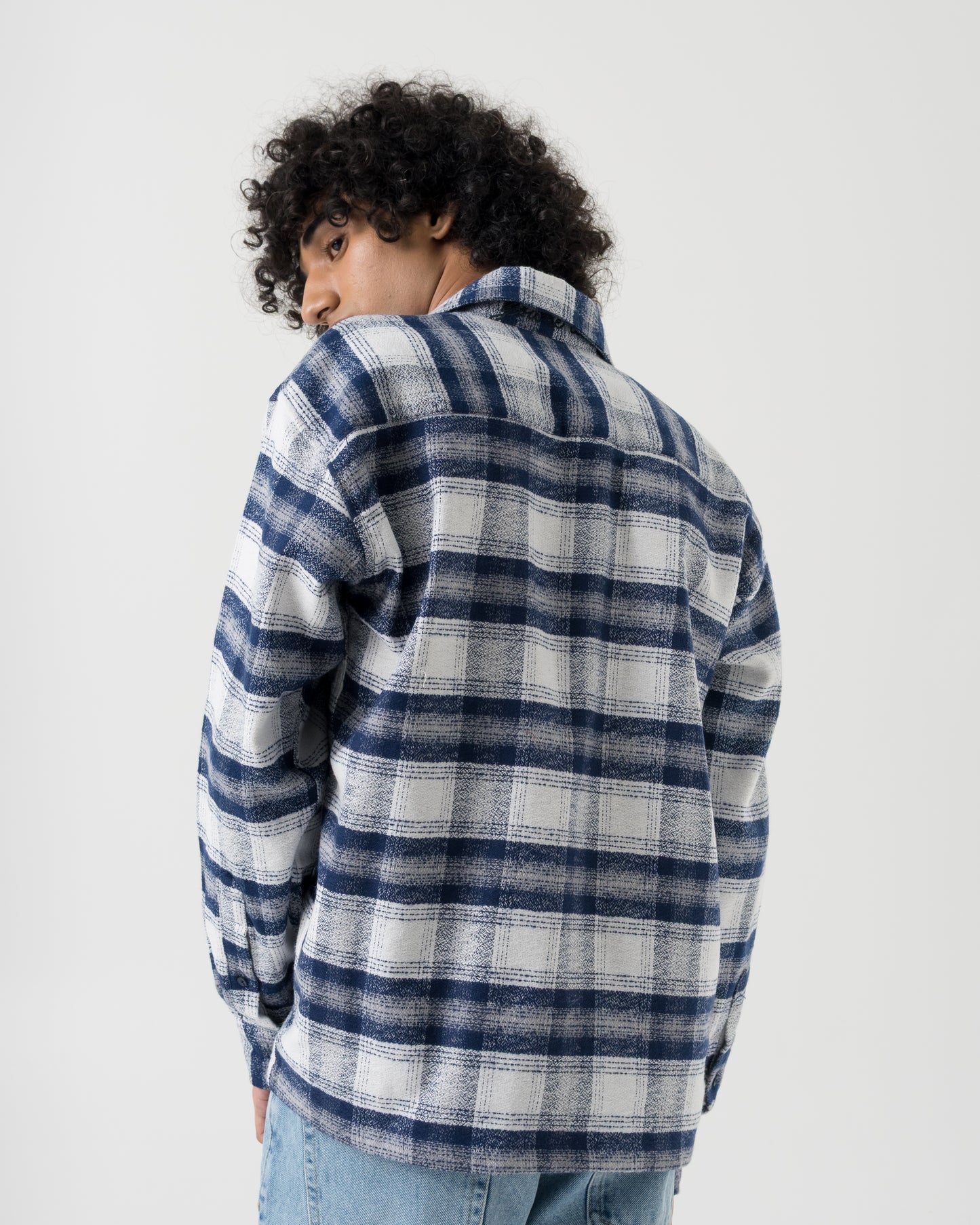 Flannel Shirt (Blue)