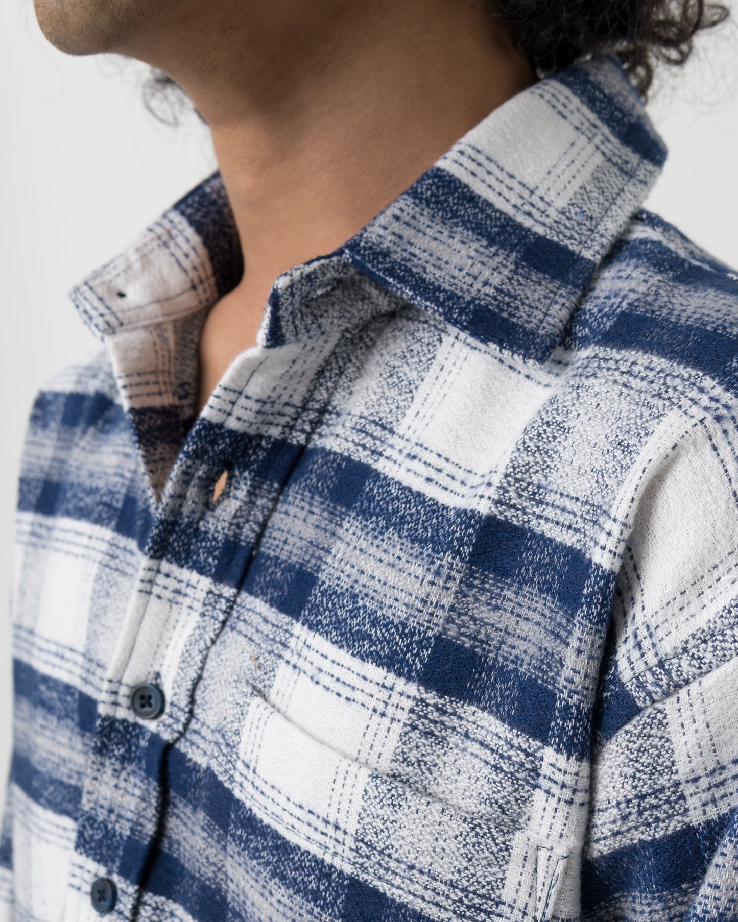 Flannel Shirt (Blue)