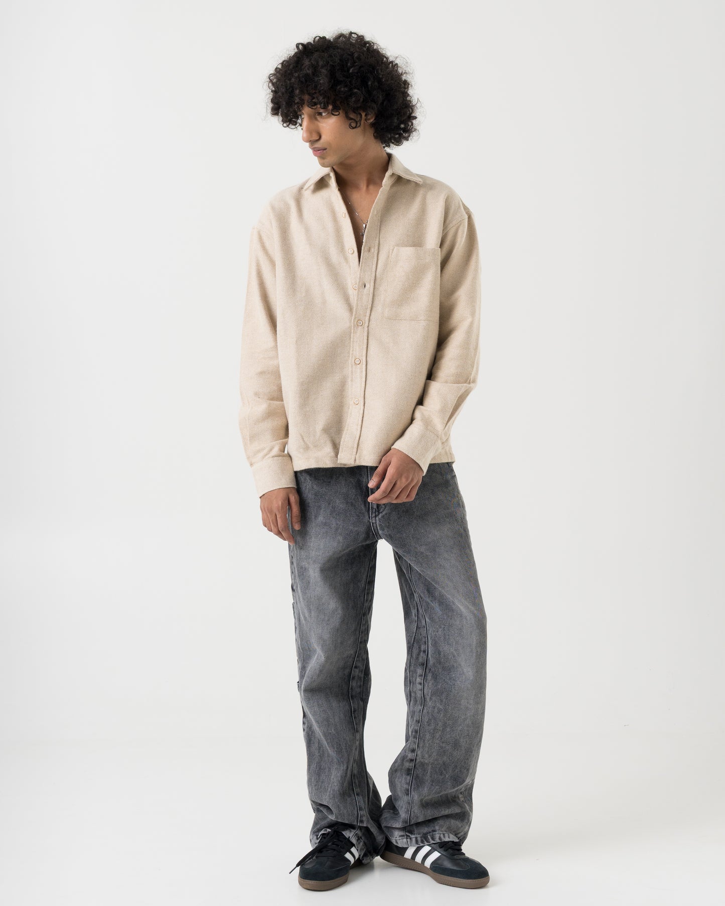 Flared Denim (Brand Grey)