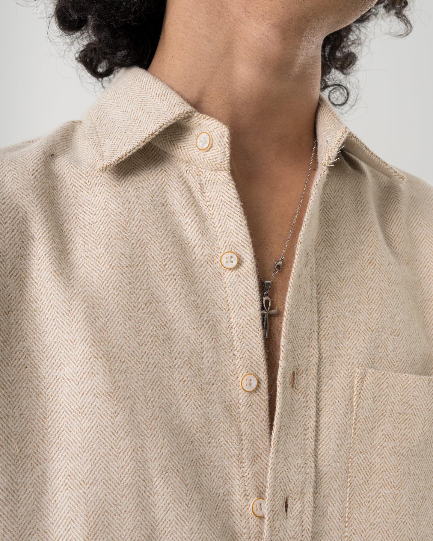 Flannel Shirt (Herringbone)