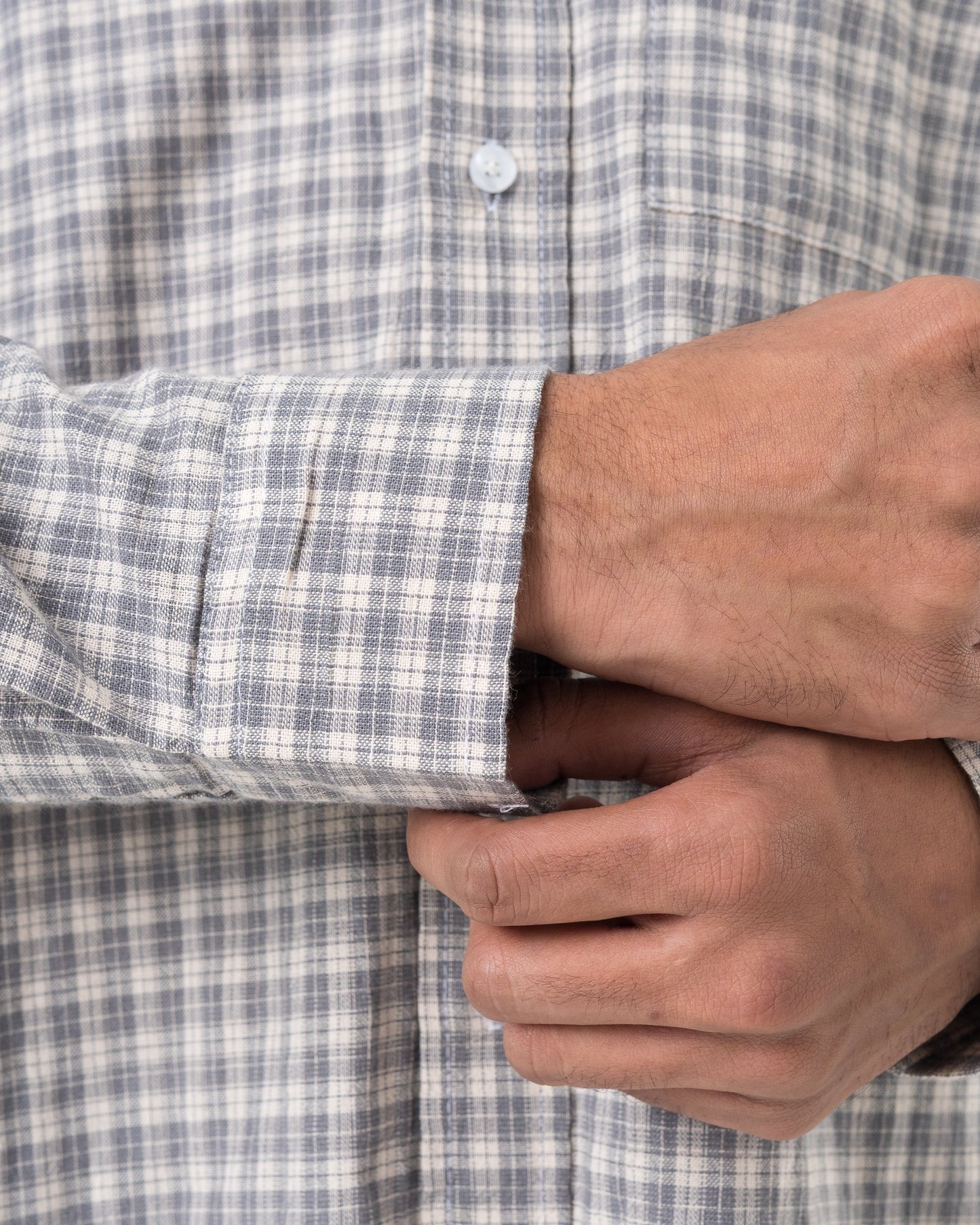 Crinkle Check Shirt