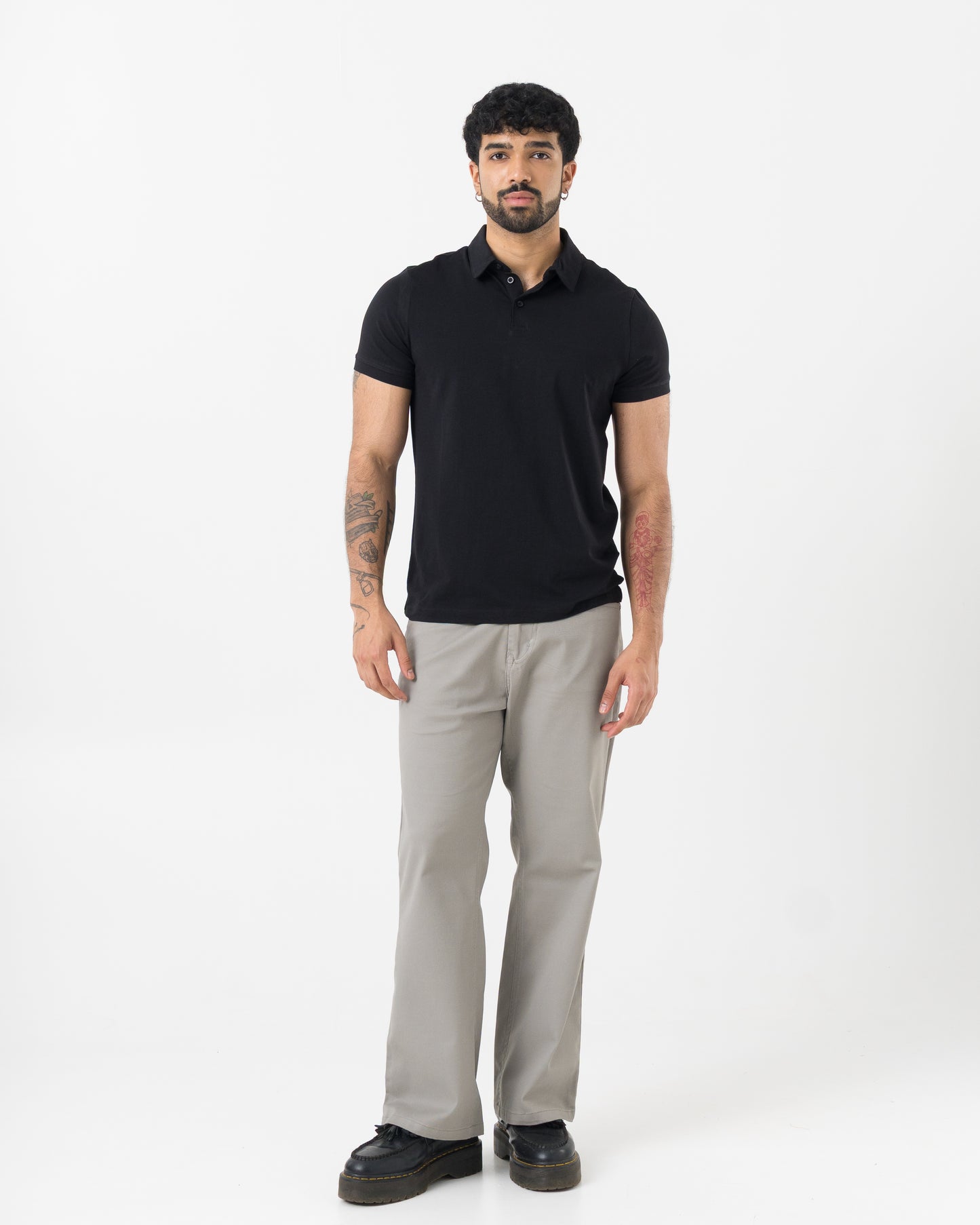 Bootcut Pants (Grey)