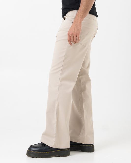 Bootcut Pants (Beige)