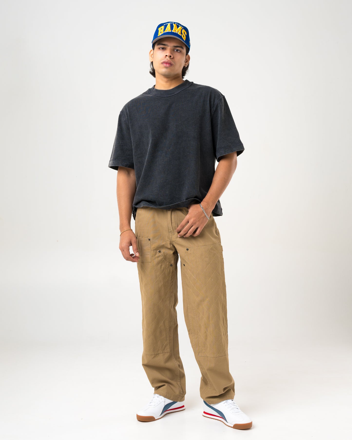 Diamond Work Pants (Brown)