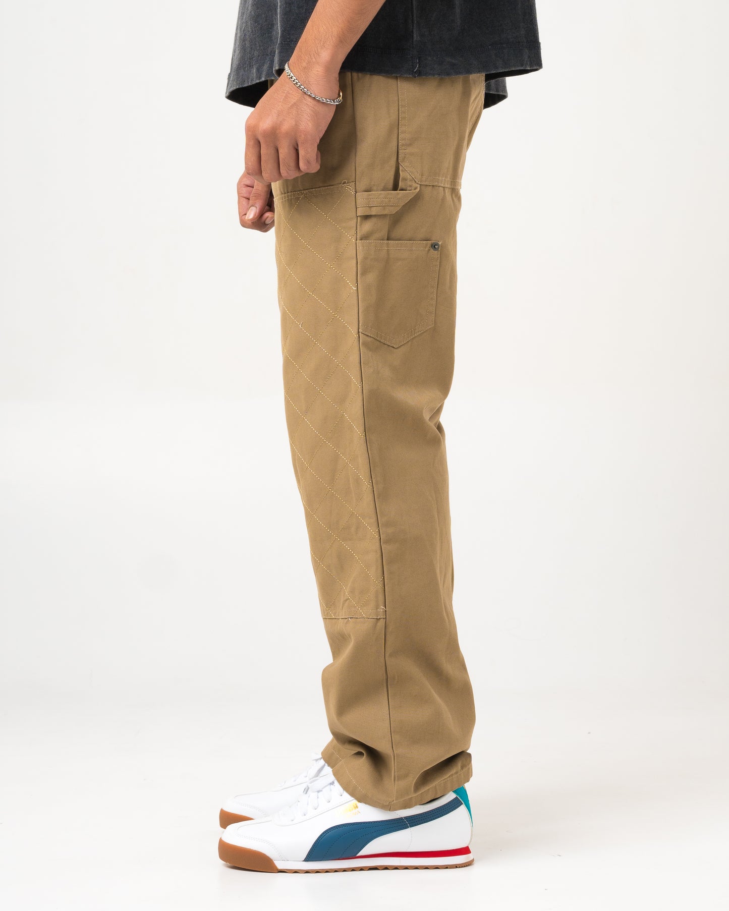 Diamond Work Pants (Brown)