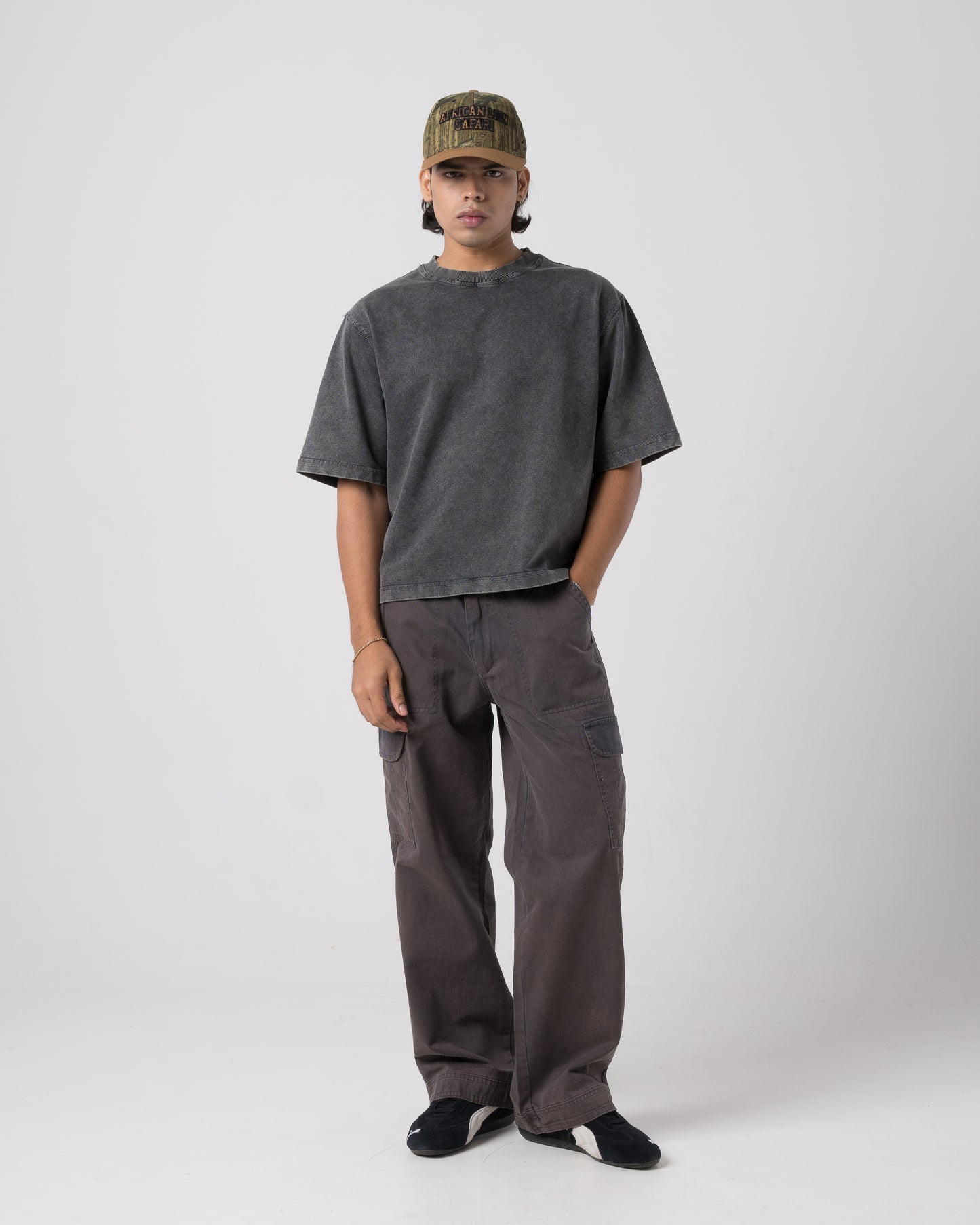 Everyday Cargo Pants (Washed Grey)