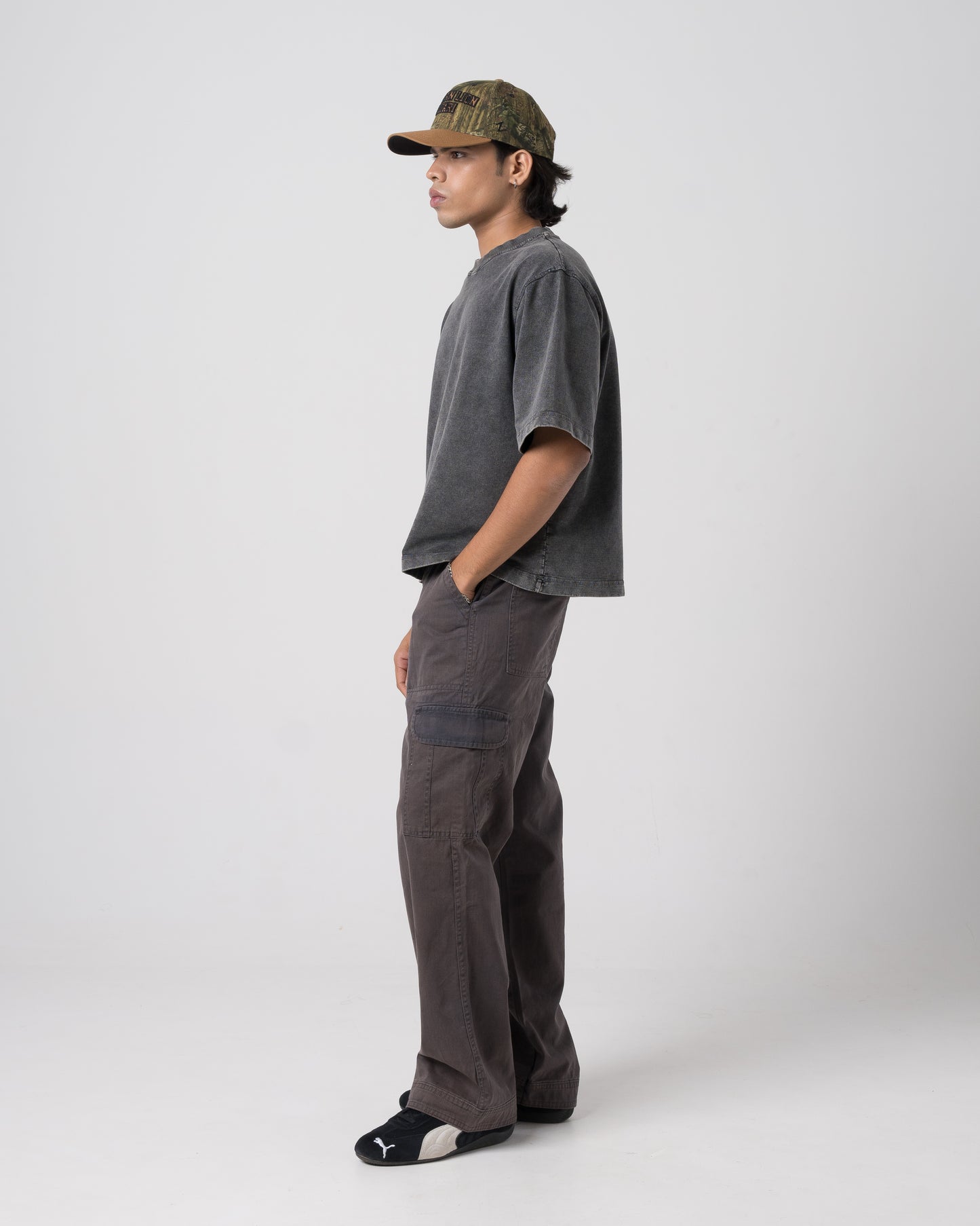 Everyday Cargo Pants (Washed Grey)