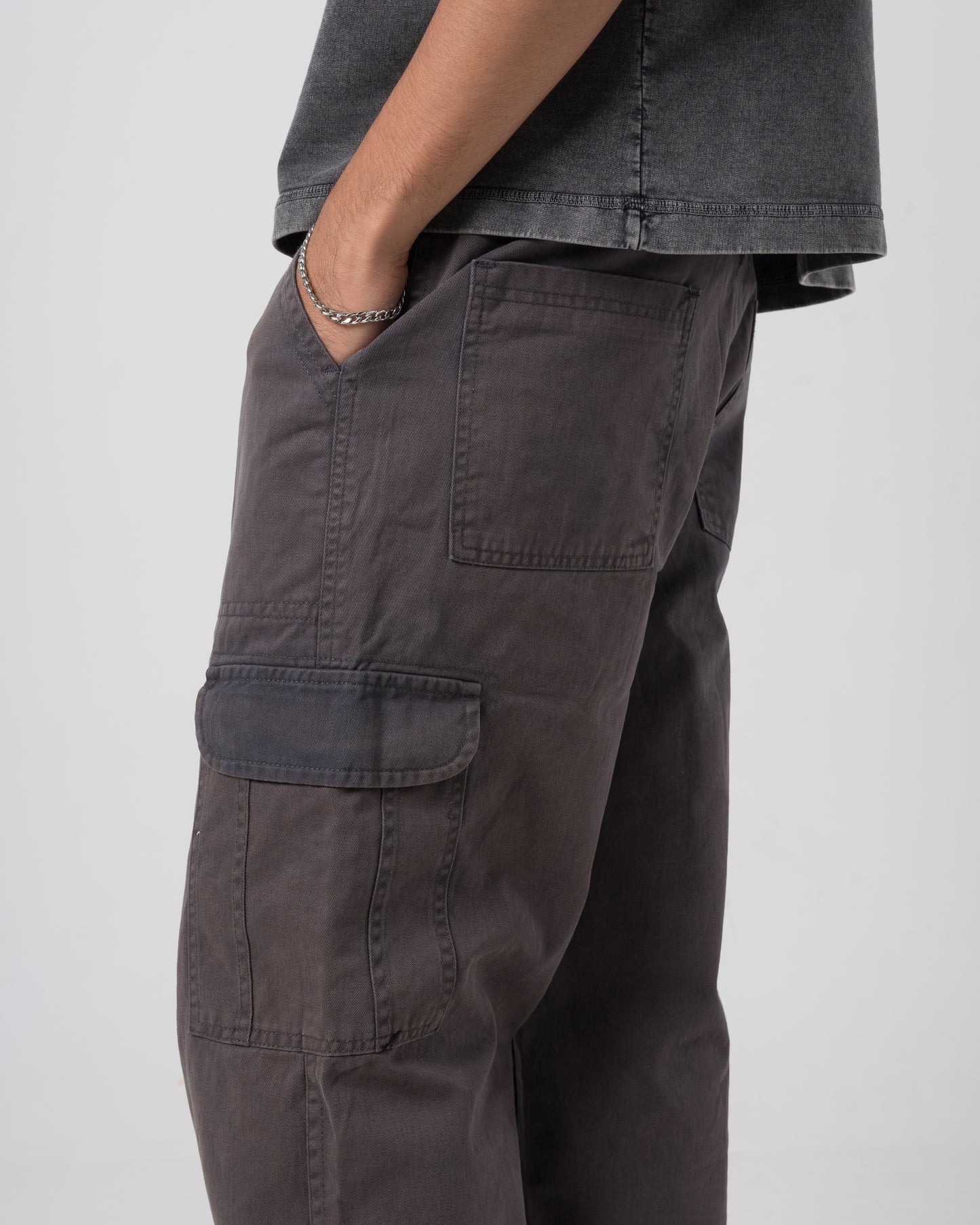 Everyday Cargo Pants (Washed Grey)