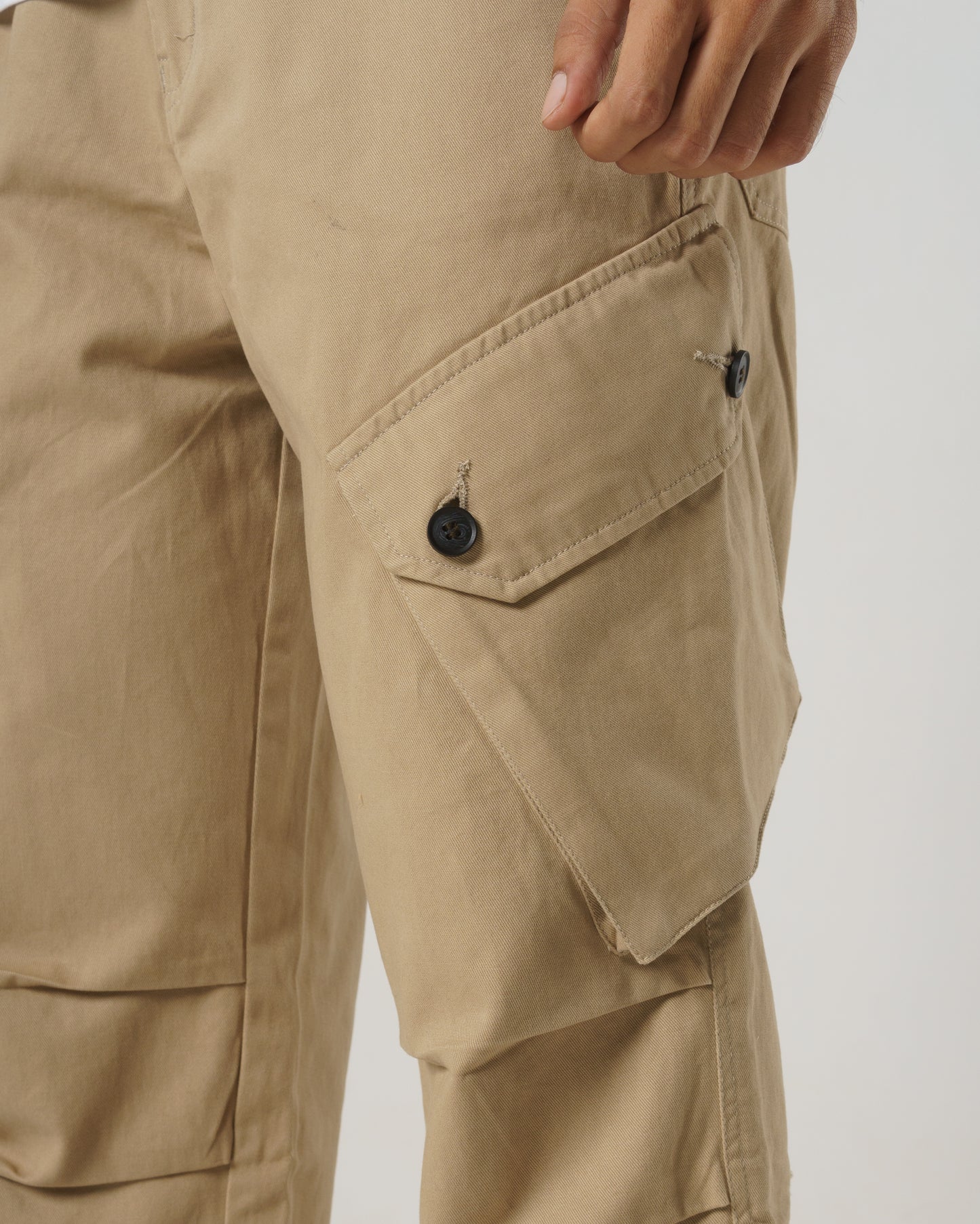 Utility Cargo Pants (Beige)