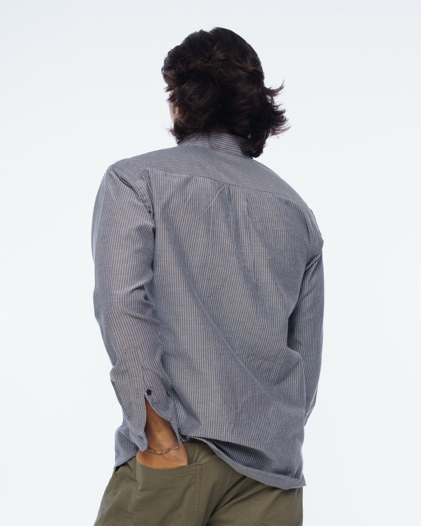Striped Shirt (Grey)