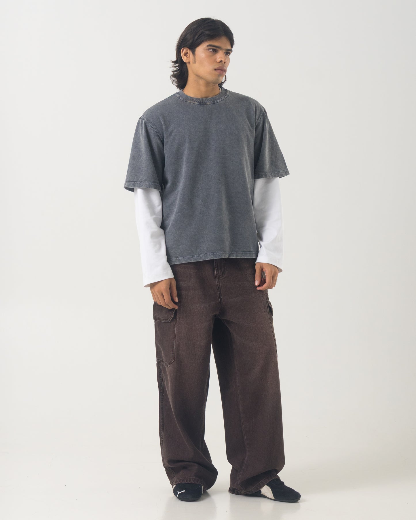 Denim Cargo (Mocha)
