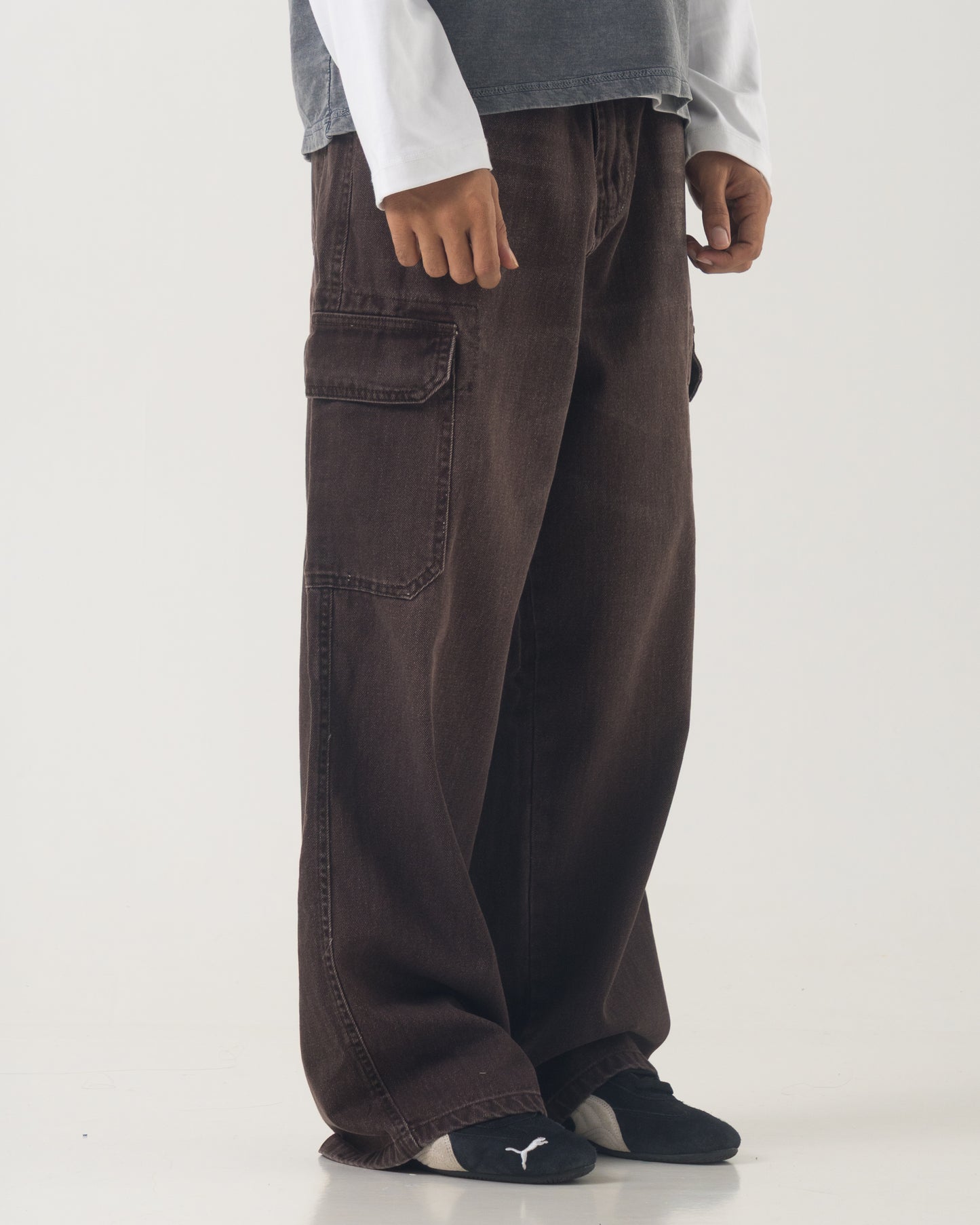 Denim Cargo (Mocha)