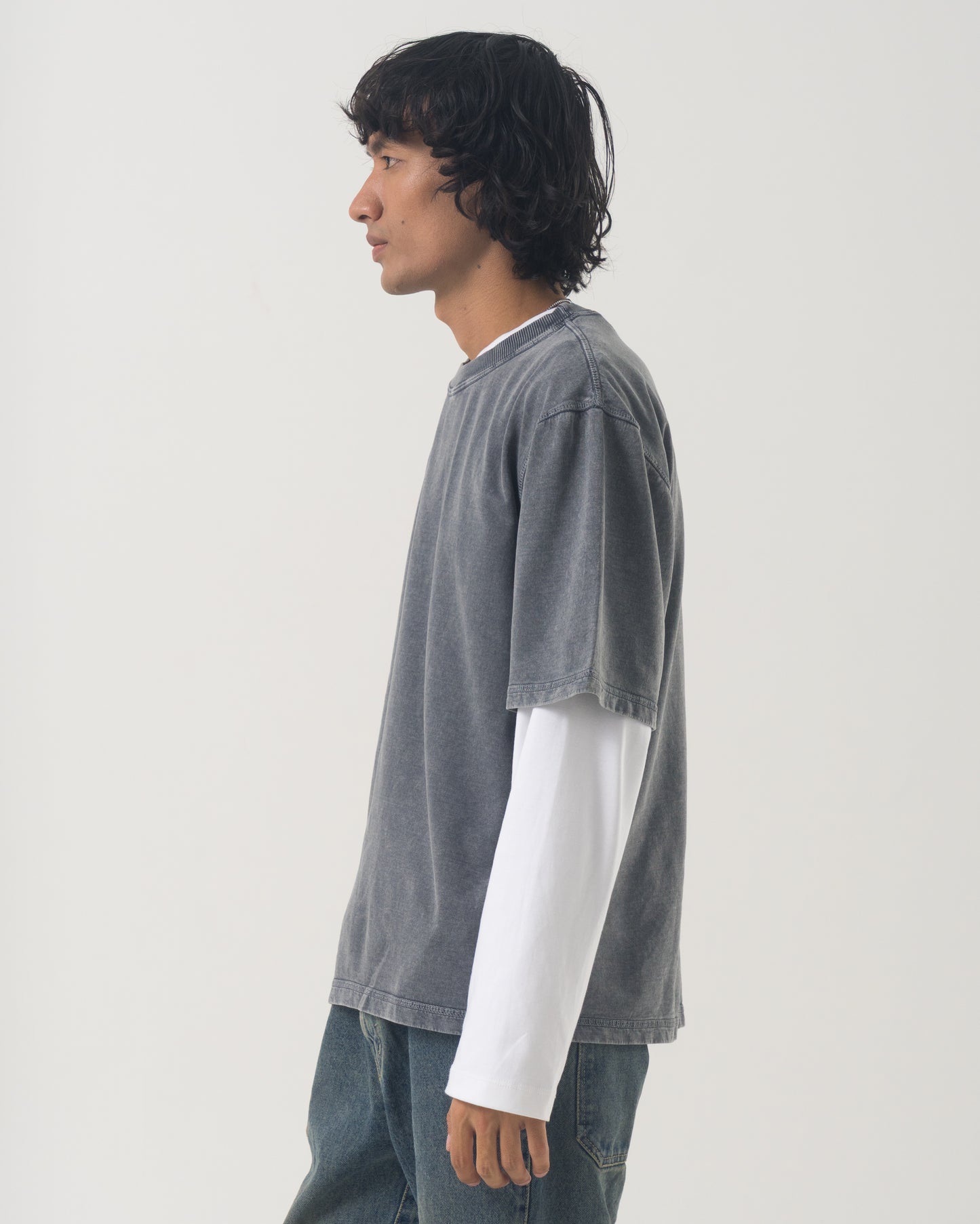 Washed T-shirt (Grey)