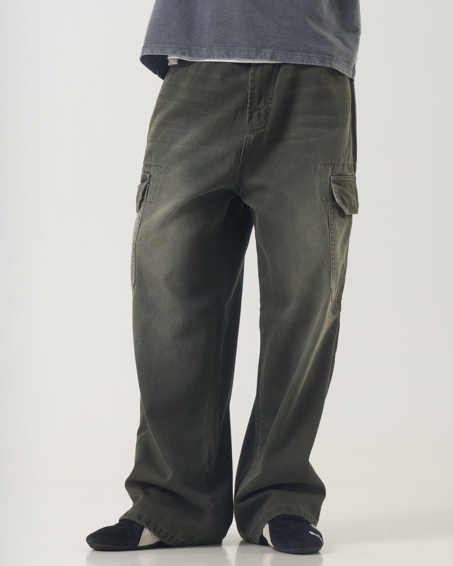 Denim Cargo (Olive)