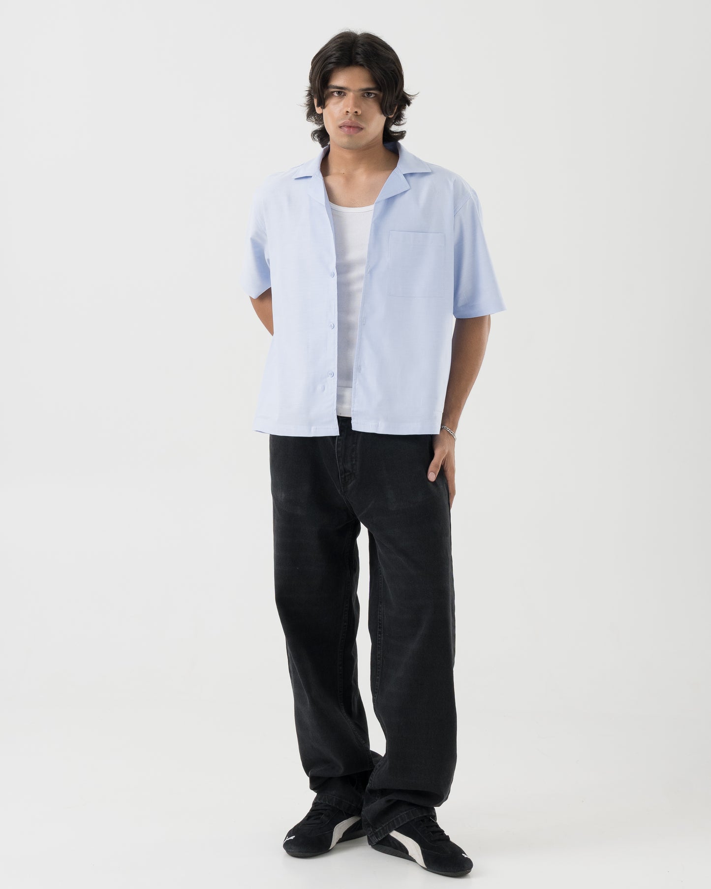 Straight Fit Jeans (Black)