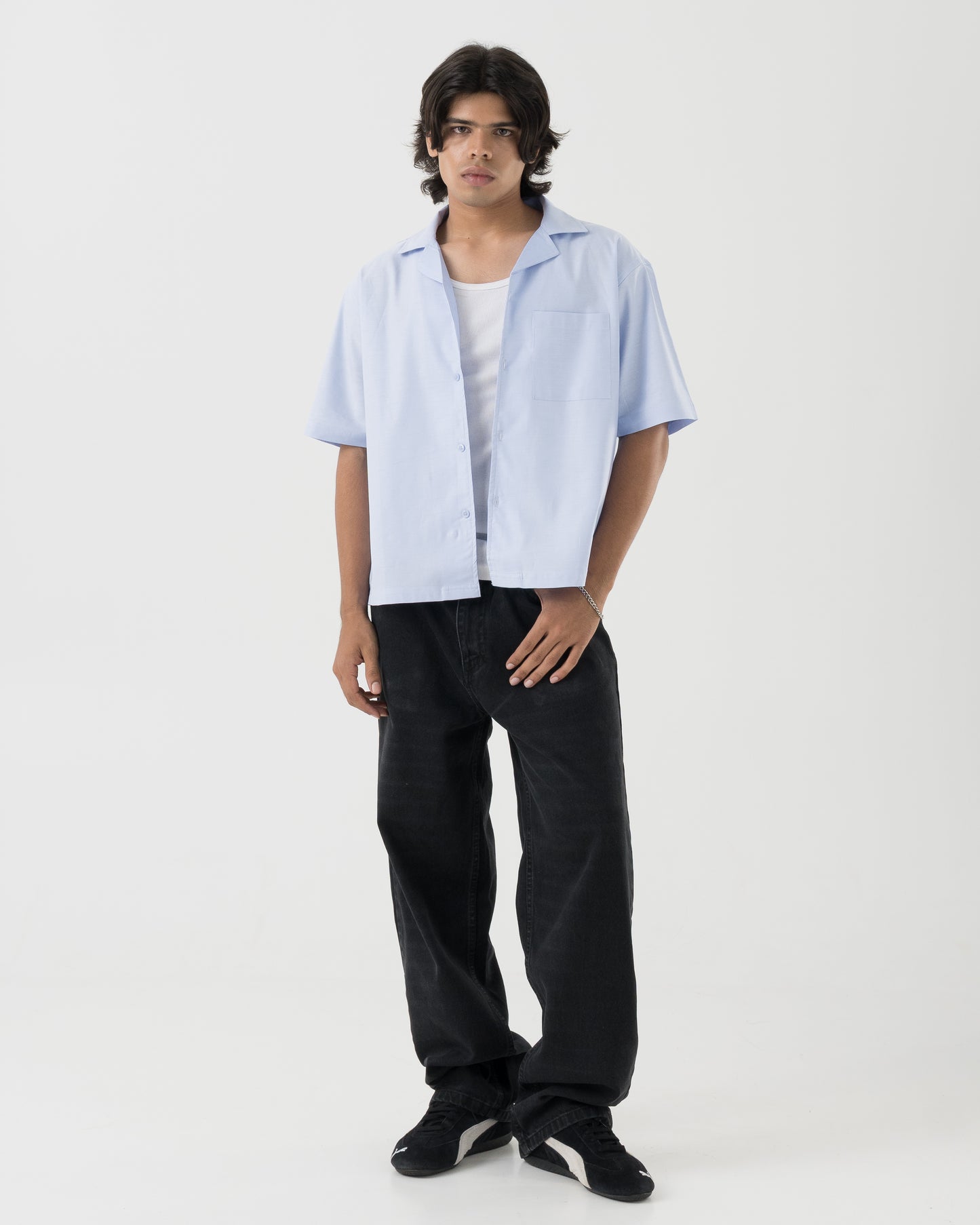 Straight Fit Jeans (Black)