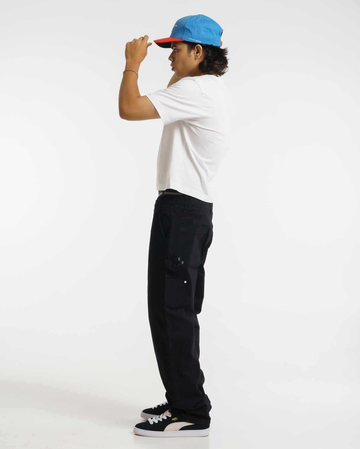 Double-knee Carpenter Pants (Black)