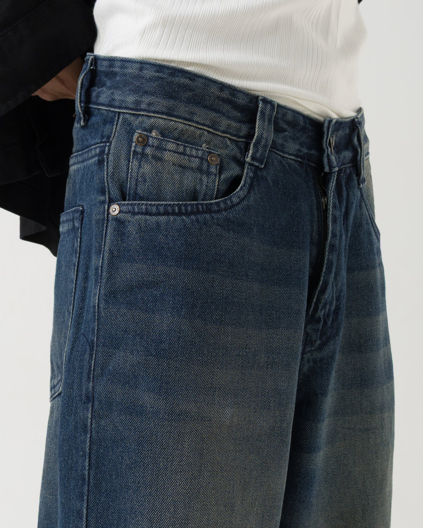 Straight Fit Jeans (Dark Blue)