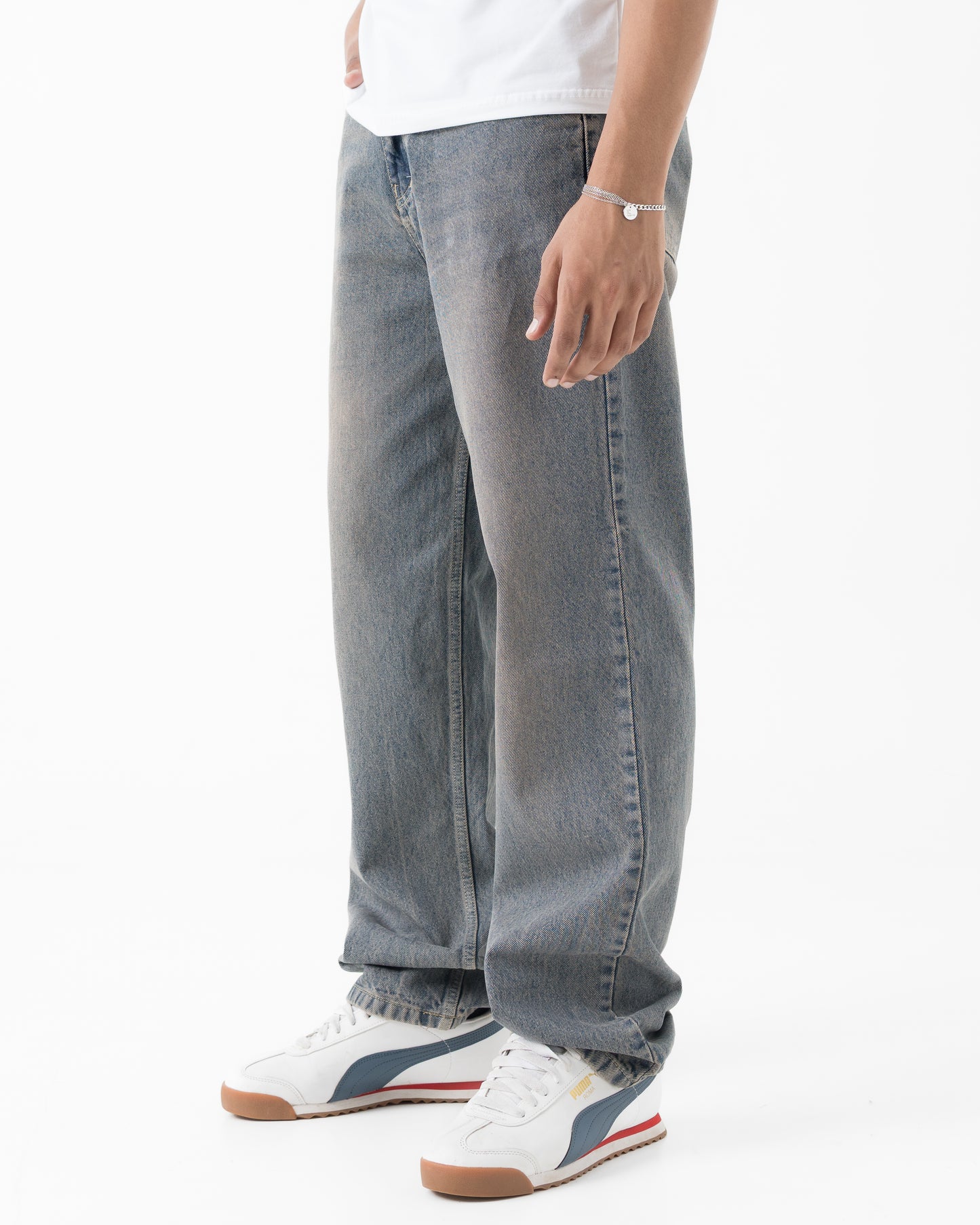 Straight Fit Jeans (Dust Blue)