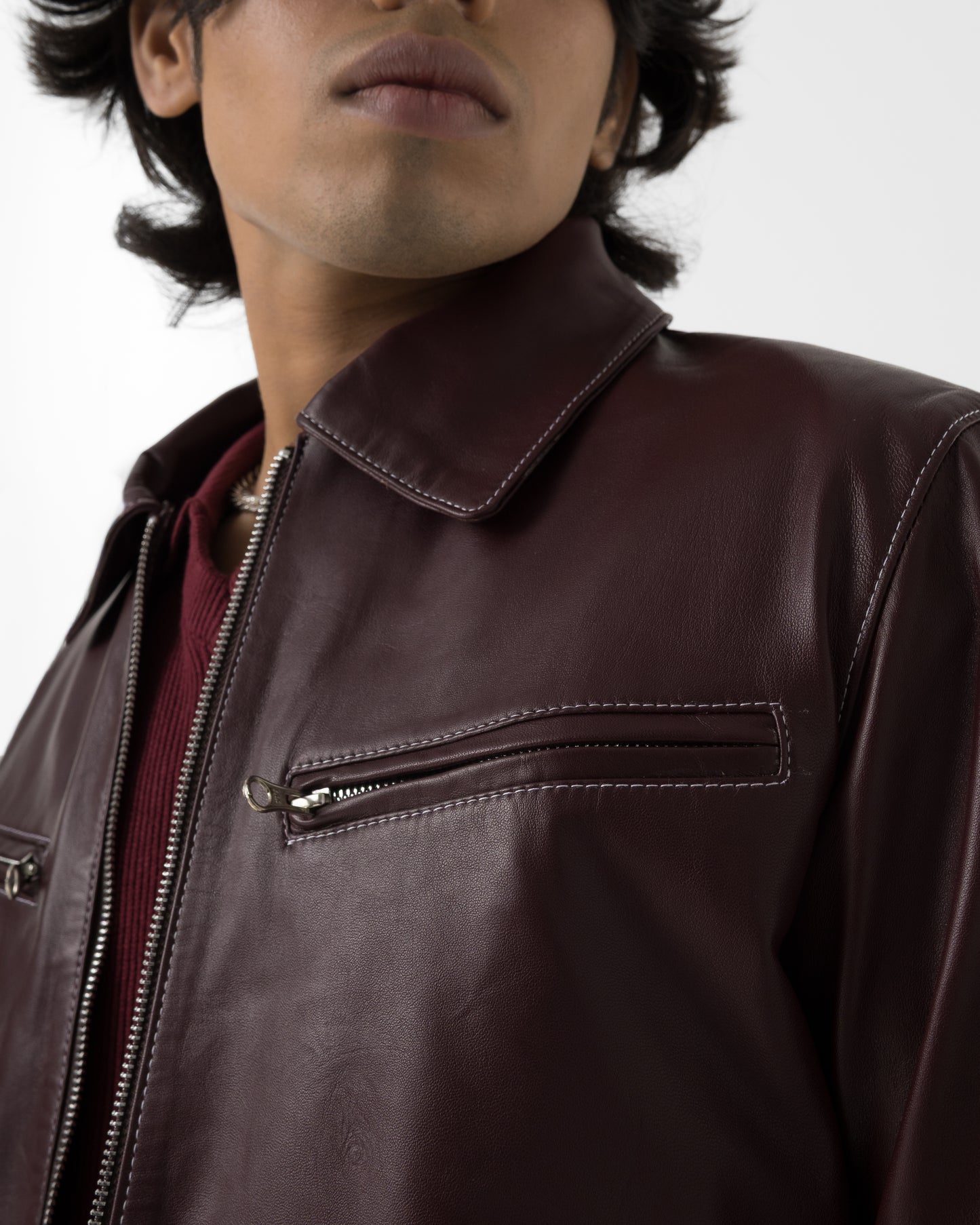 Drive Jacket (Burgundy)