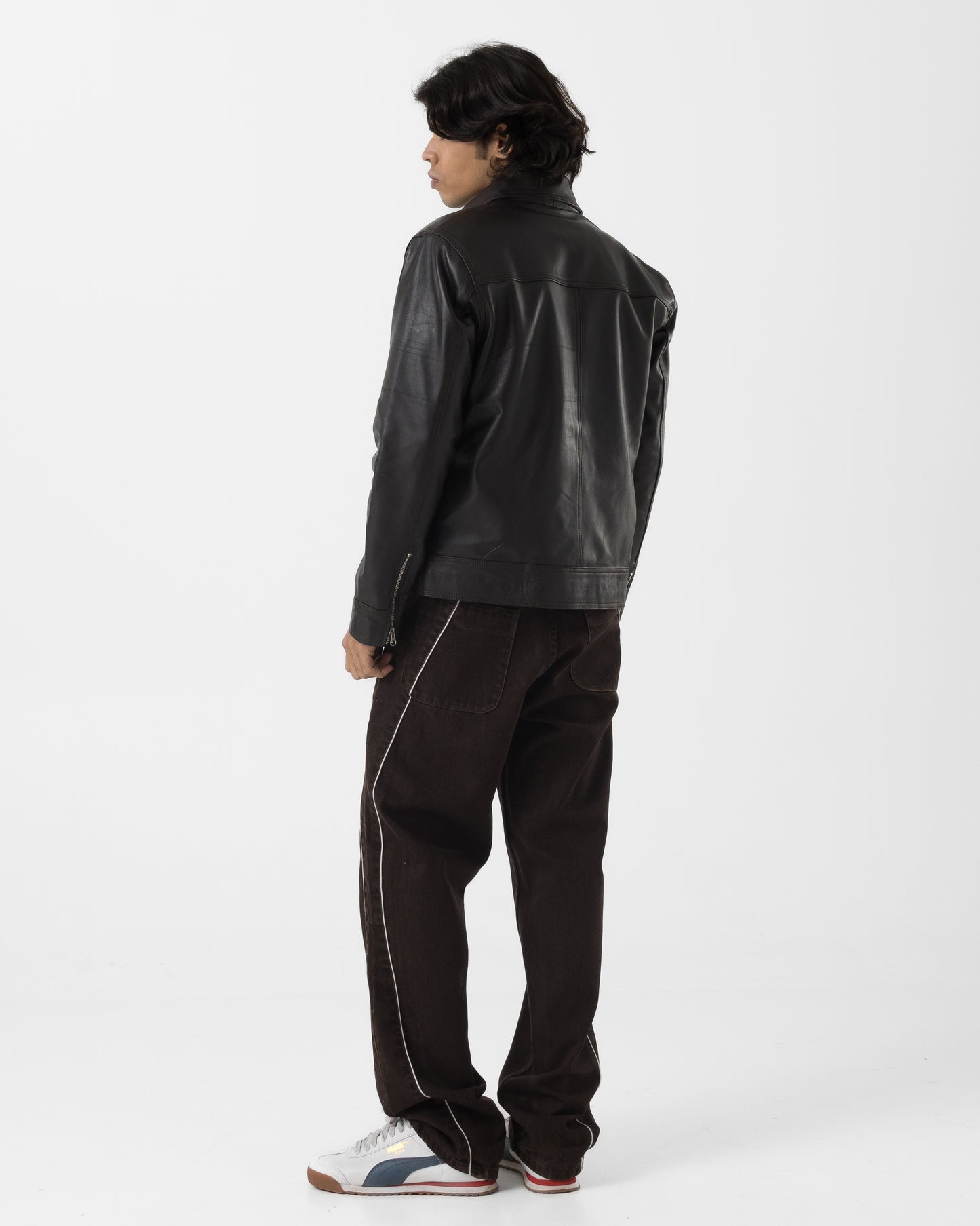 Piped Denim (Mocha)