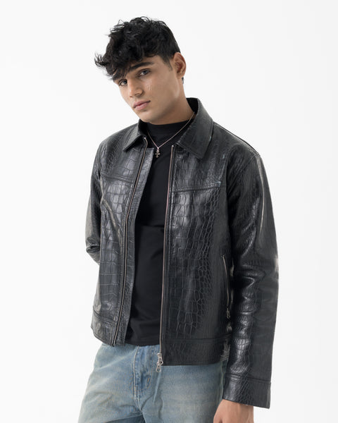 Croc Jacket (Black)
