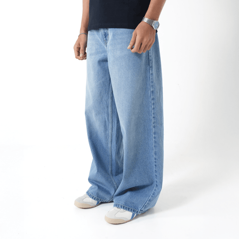 Baggy Fit Denim (Light Blue)