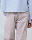 Double Pleated Trousers (Light Grey)