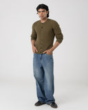 Baggy Fit Denim (Stone Blue)