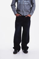 Baggy Fit Denim (Black Blue)