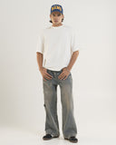 Flared Denim (Tinted Blue)