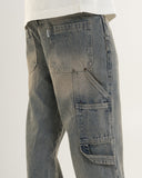 Flared Denim (Tinted Blue)