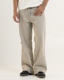 Flared Denim (Faded Blue)